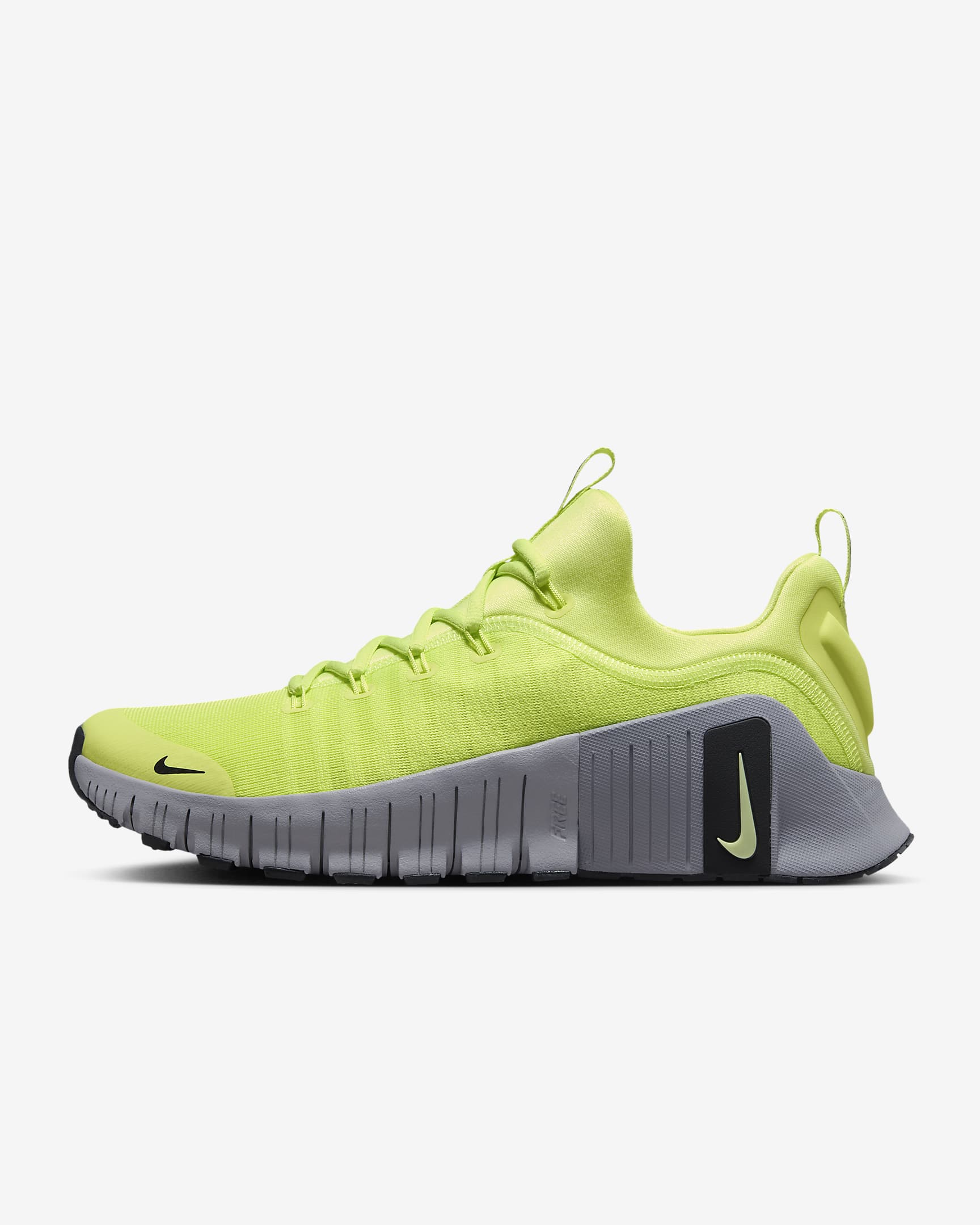 Nike Free Metcon 6 Men's Workout Shoes - Light Lemon Twist/Cement Grey/Black/Light Lemon Twist