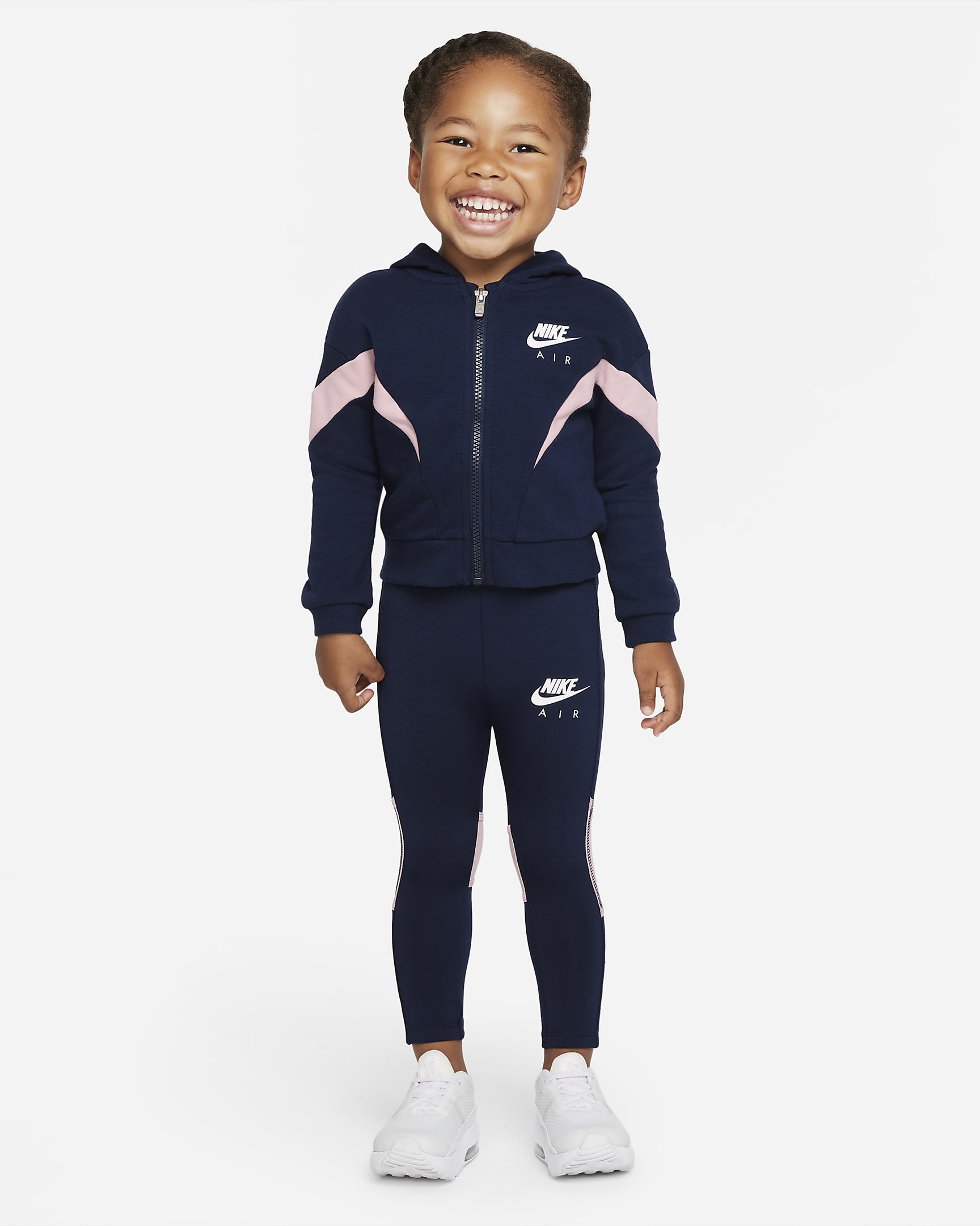 Nike Air Baby (12-24M) Hoodie and Leggings Set - Midnight Navy