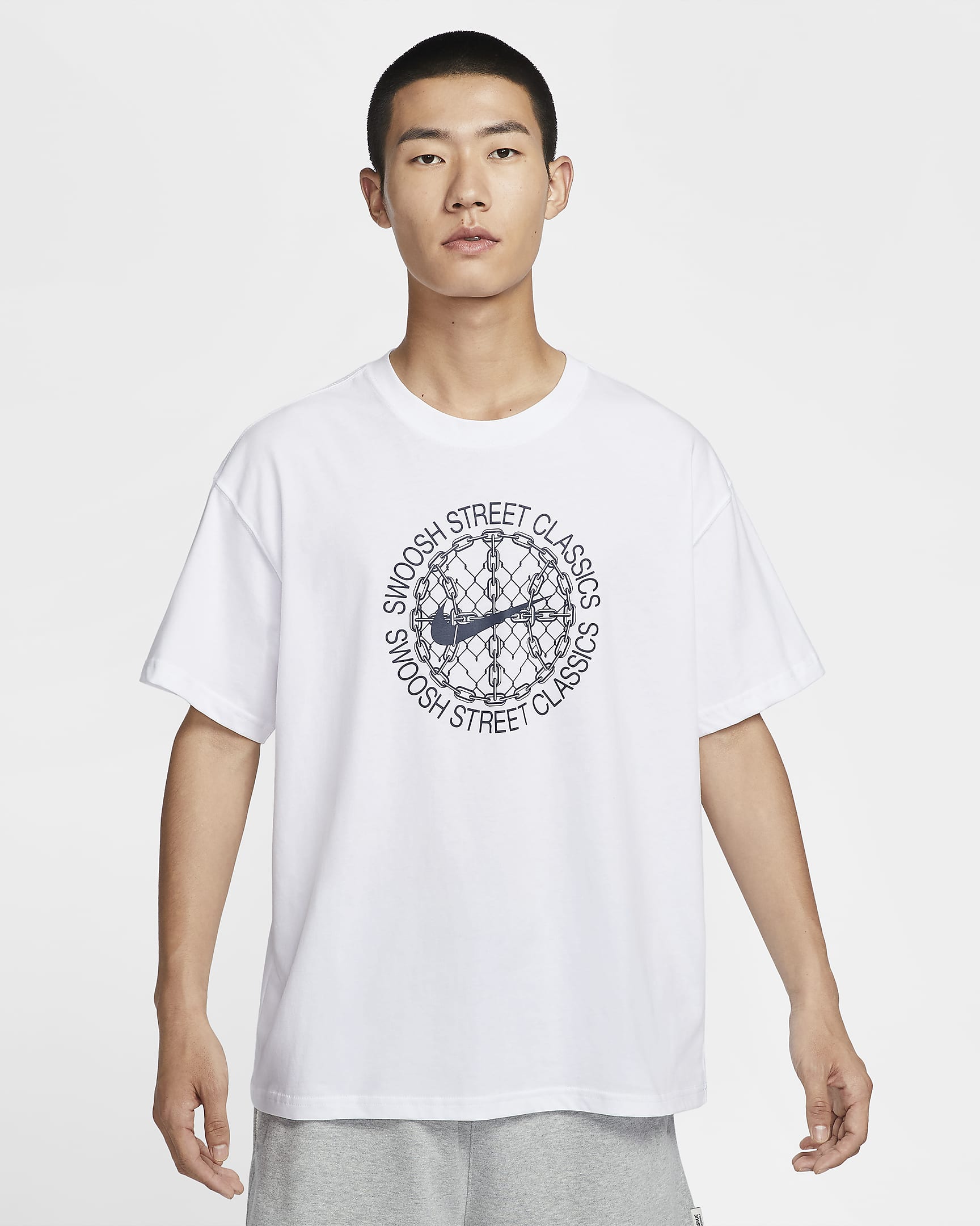 Nike Men's Max90 Basketball T-Shirt - White