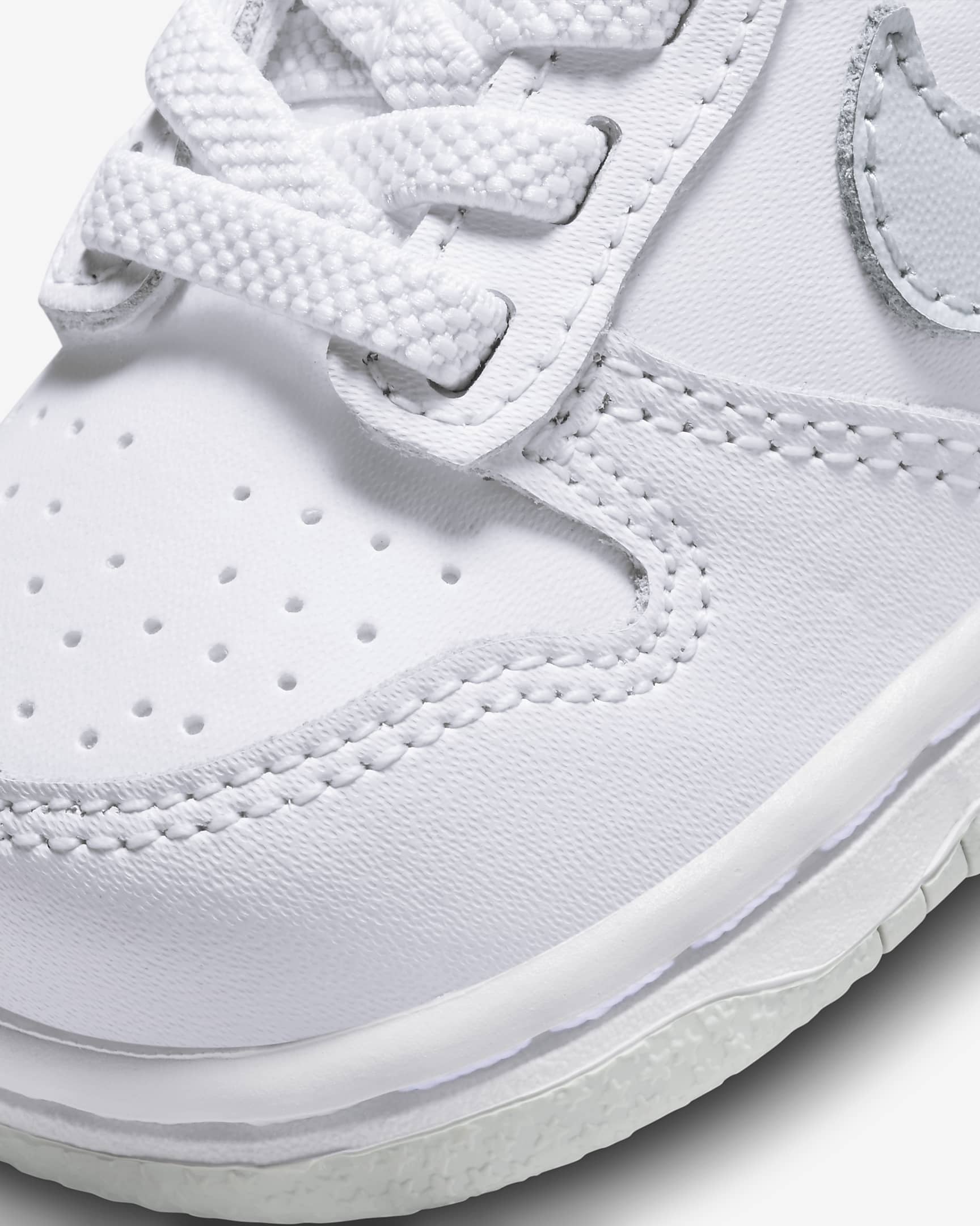 Nike Dunk Low Baby/Toddler Shoes - White/White/Pure Platinum