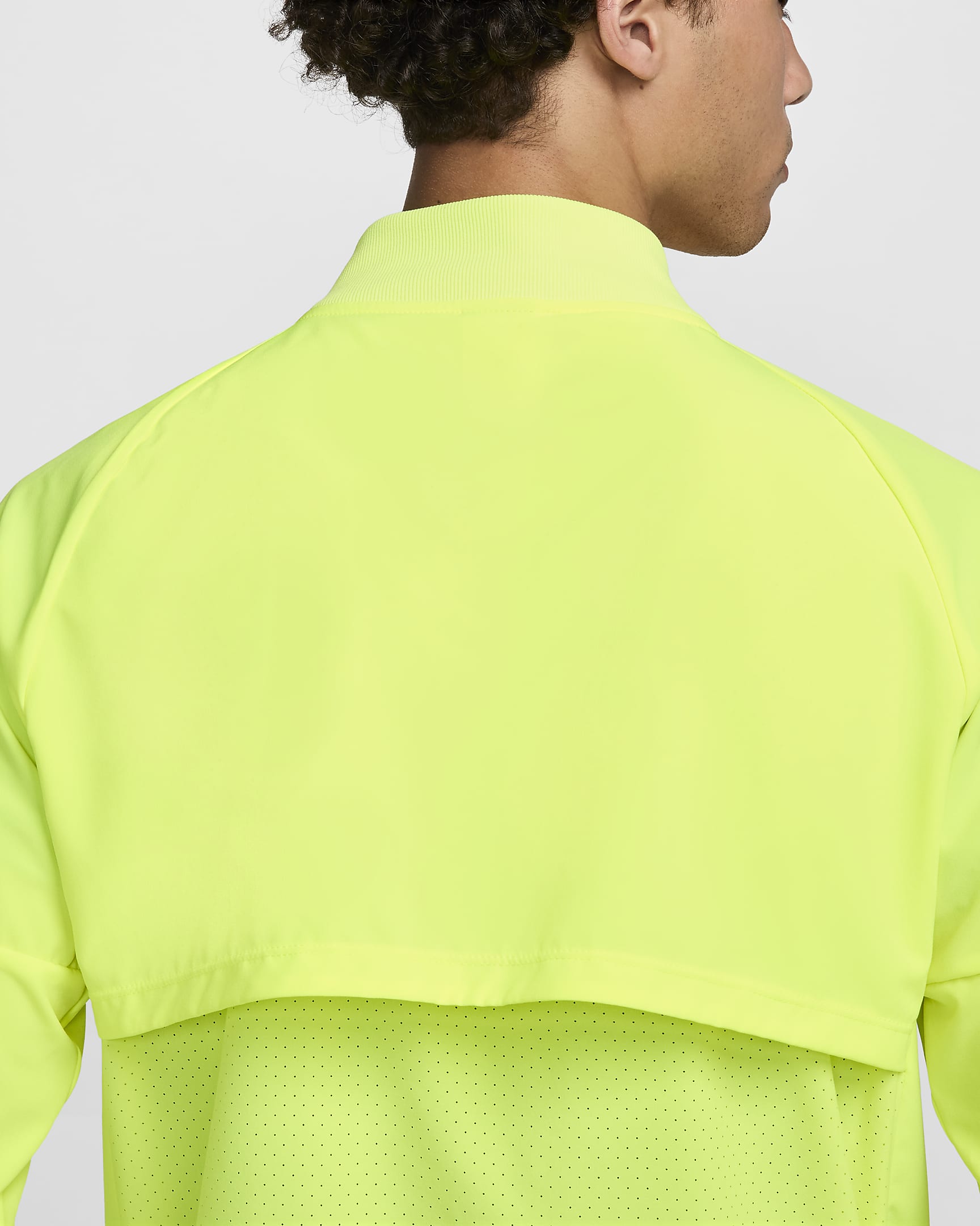 Nike Dri-FIT Rafa Men's Tennis Jacket - Volt/Geode Teal