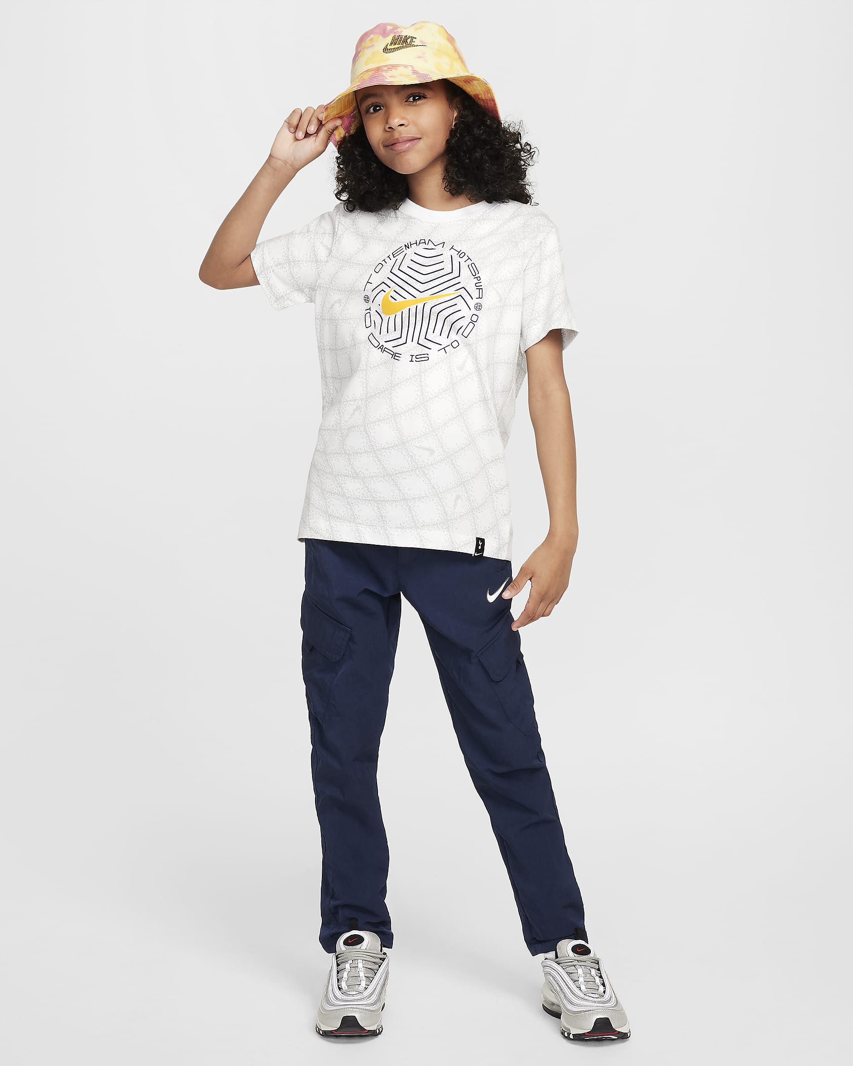 Tottenham Hotspur Big Kids' Nike Soccer T-Shirt - White