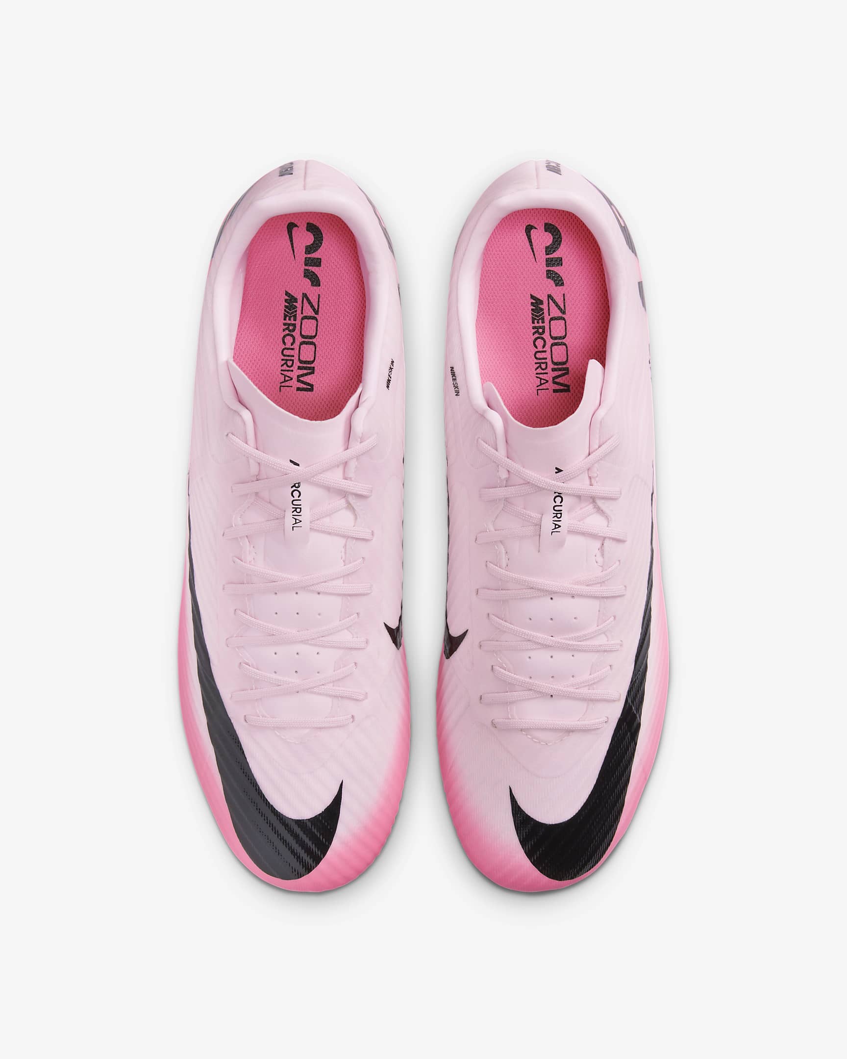 Fotbollssko Nike Mercurial Vapor 15 Academy med lågt skaft MG - Pink Foam/Svart