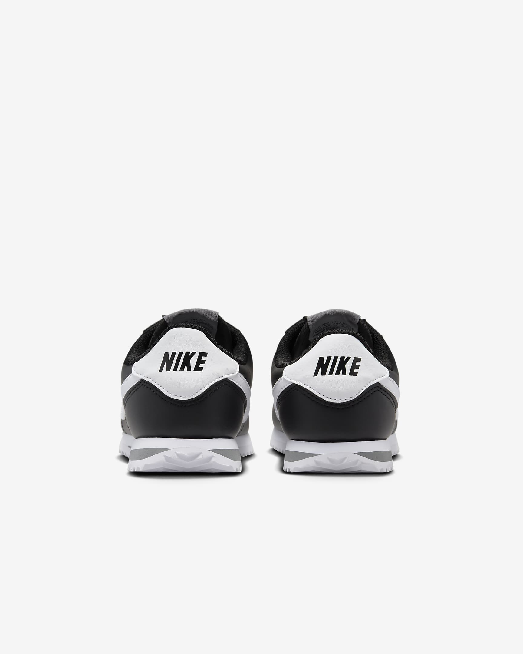 Nike Cortez Older Kids' Shoes - Black/Cool Grey/White