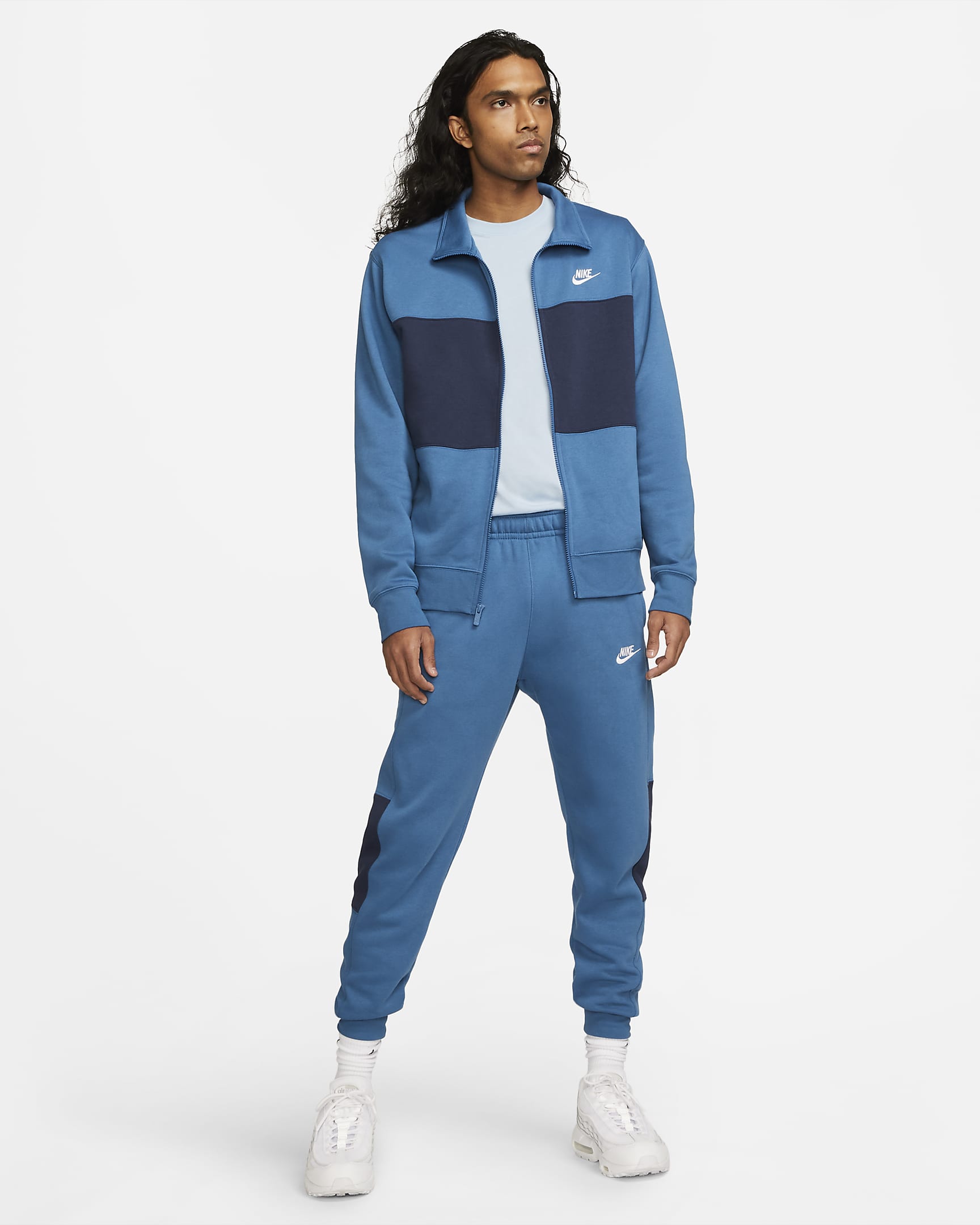 mens nike air fleece tracksuit