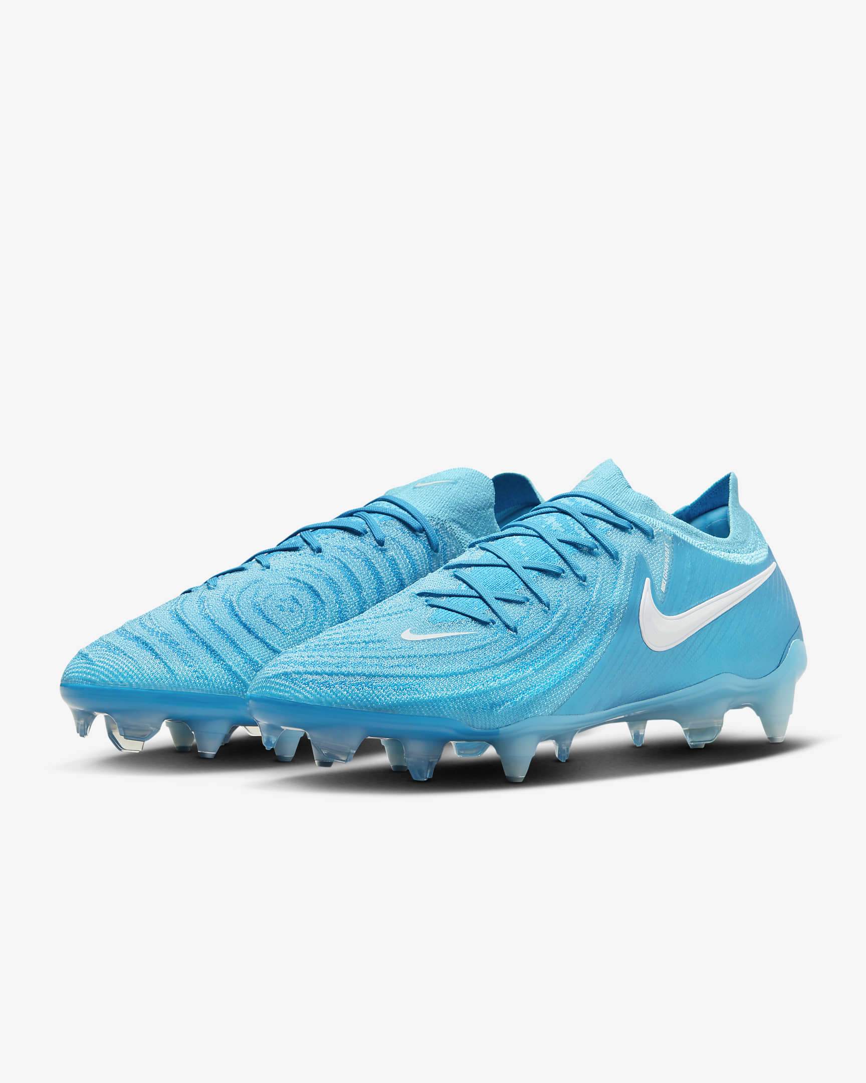 Nike Phantom GX 2 Elite SG Low-Top Football Boot - Blue Fury/White