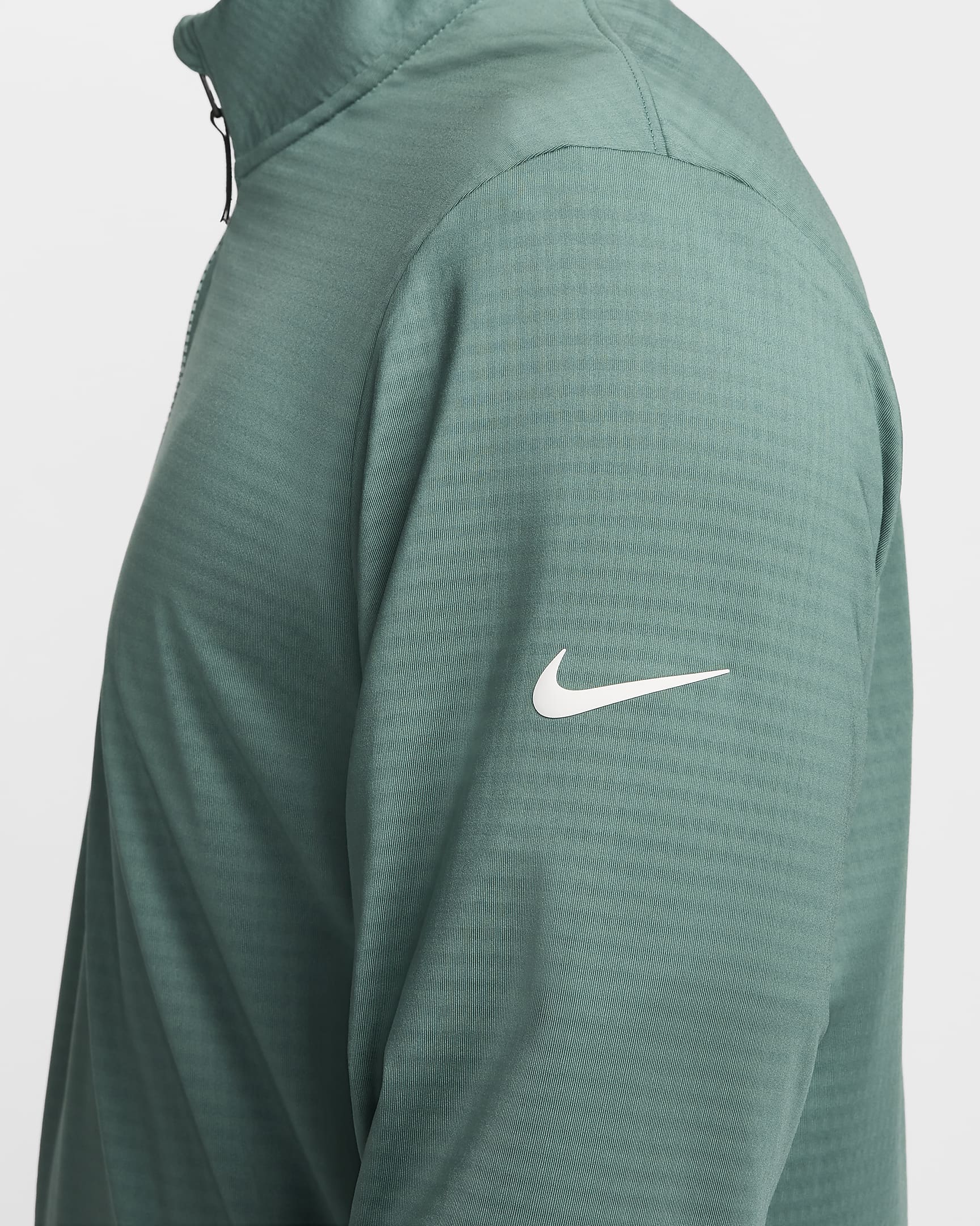 Nike Victory Dri-FIT rövid cipzáras, férfi golffelső - Bicoastal/Fehér