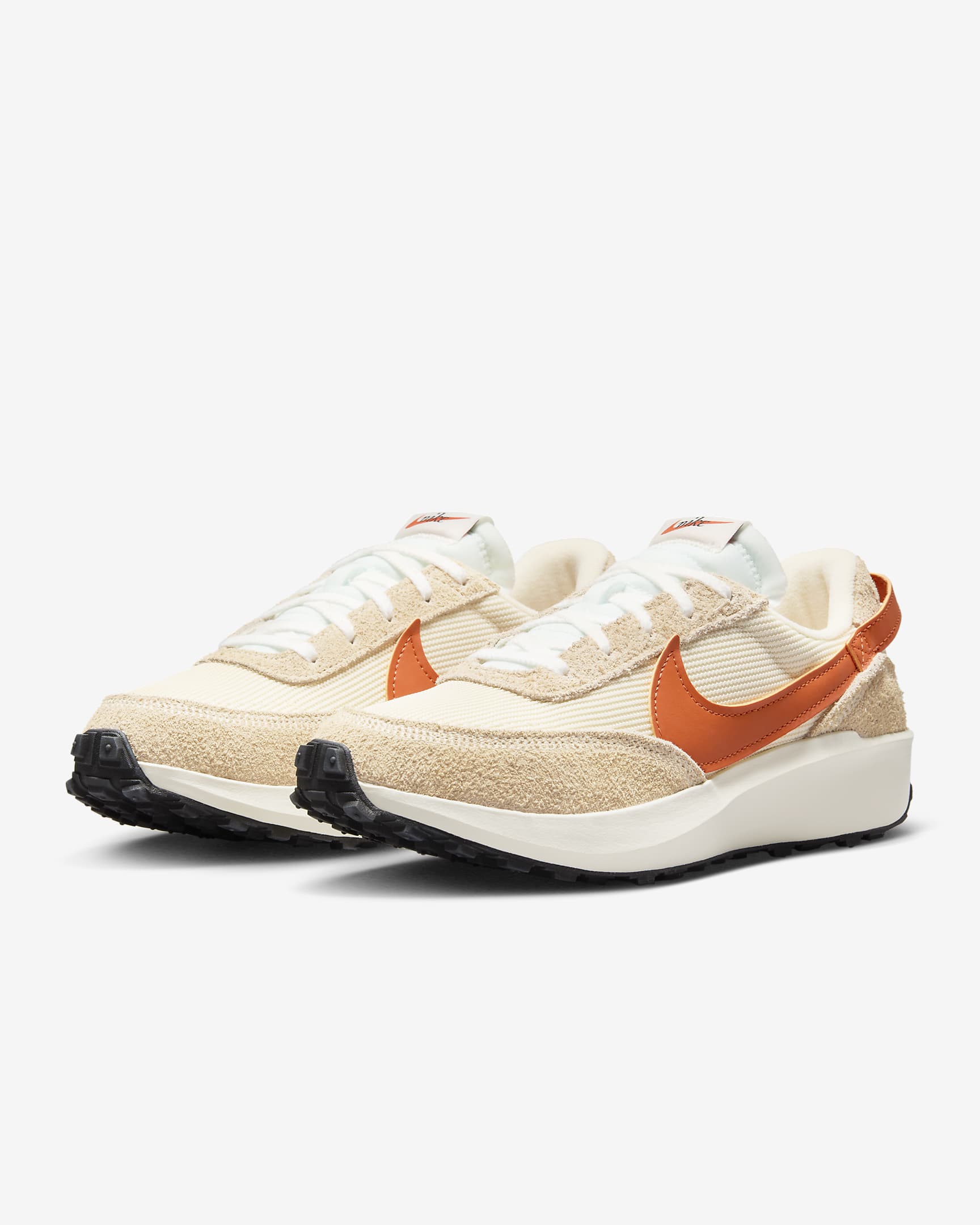 Nike Waffle Debut Vintage Women's Shoes - Muslin/Coconut Milk/Black/Campfire Orange