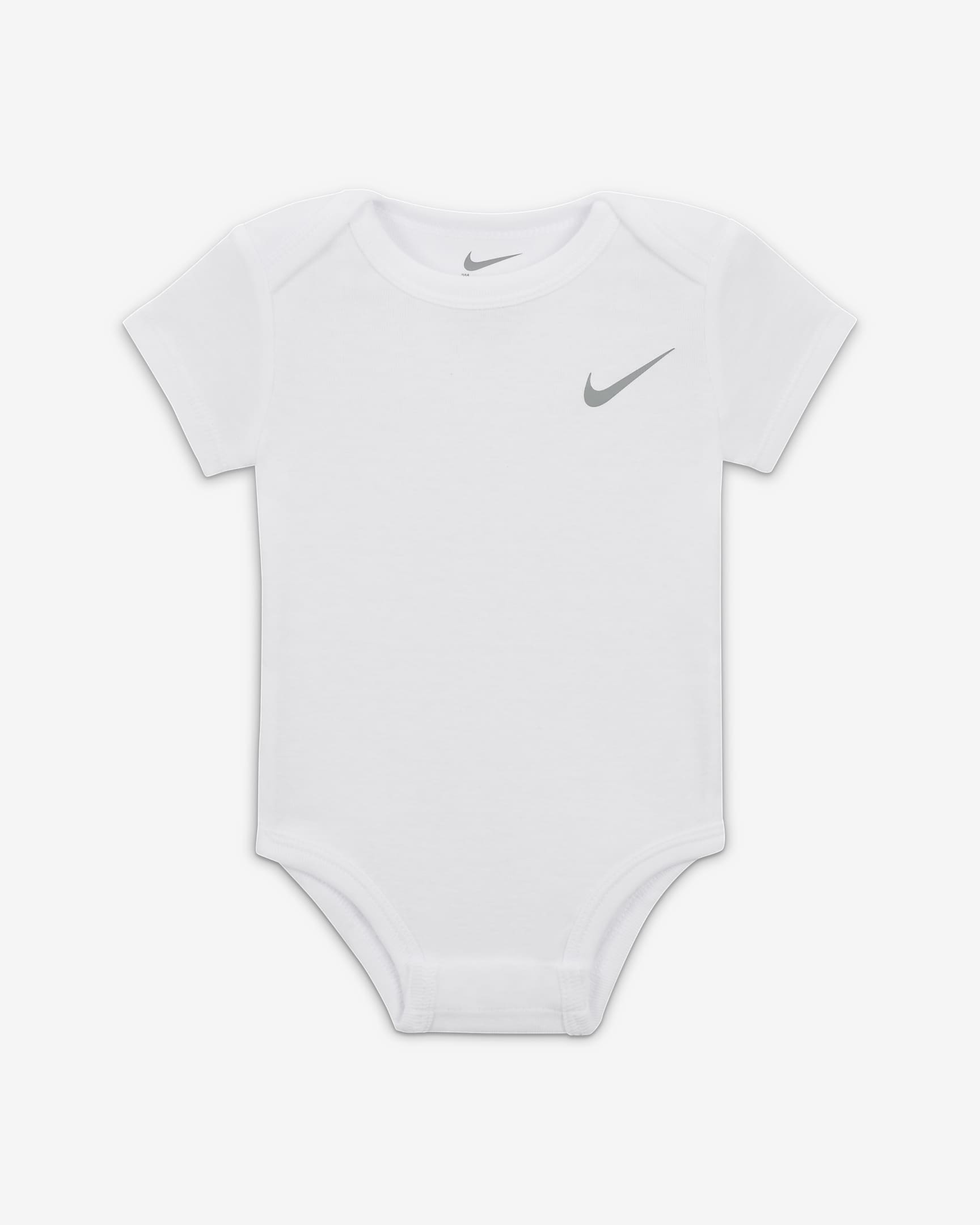 Nike Baby Essentials Baby (0–9M) 3-Pack Bodysuits - Dark Grey Heather