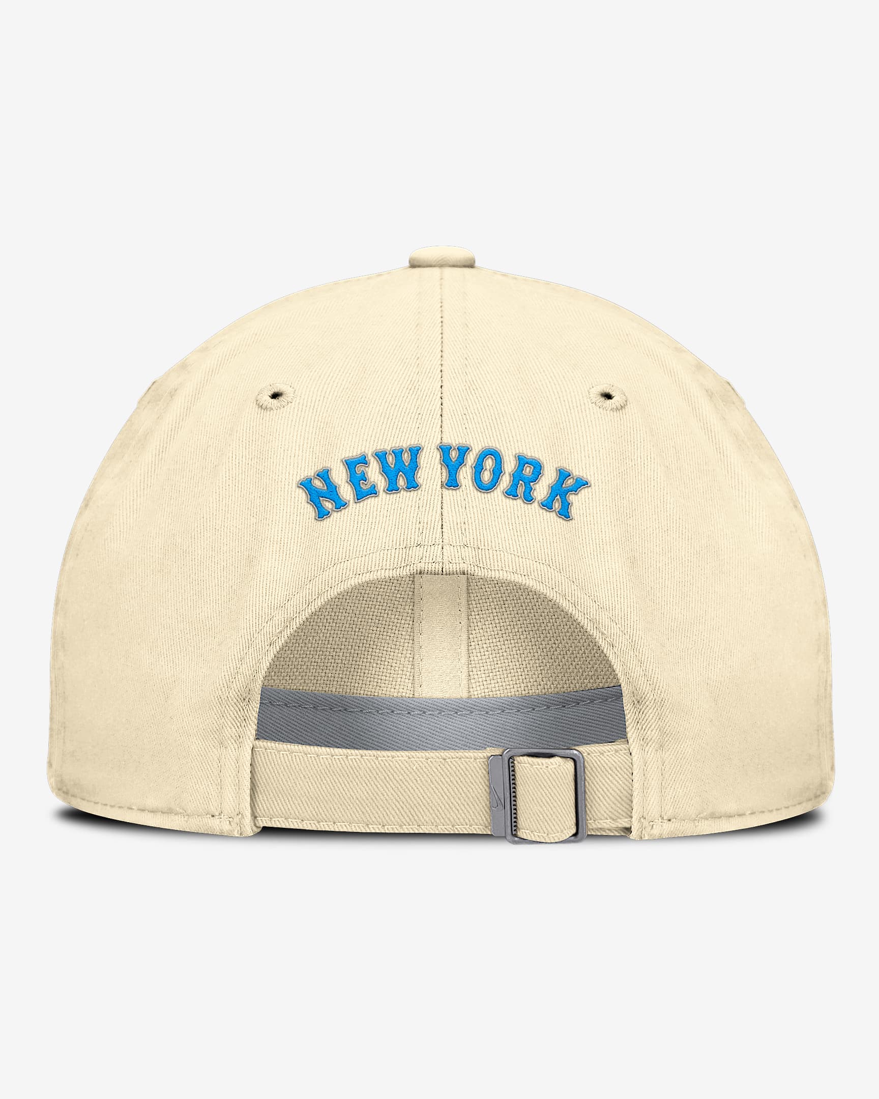 New York Mets Club Men's Nike MLB Adjustable Hat - Coconut Milk