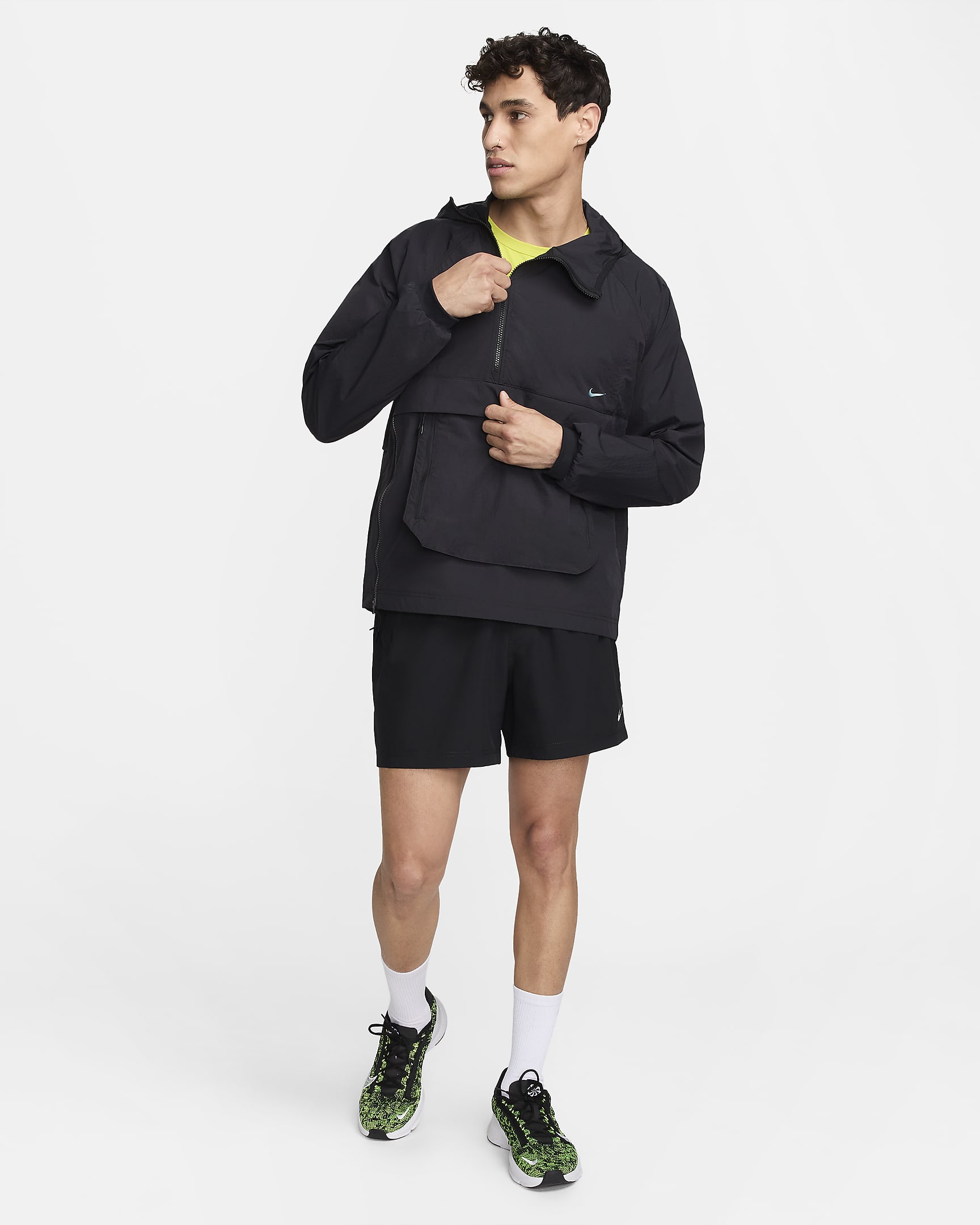 Nike A.P.S. Veste légère UV Repel pour homme - Noir/Noir/Noir