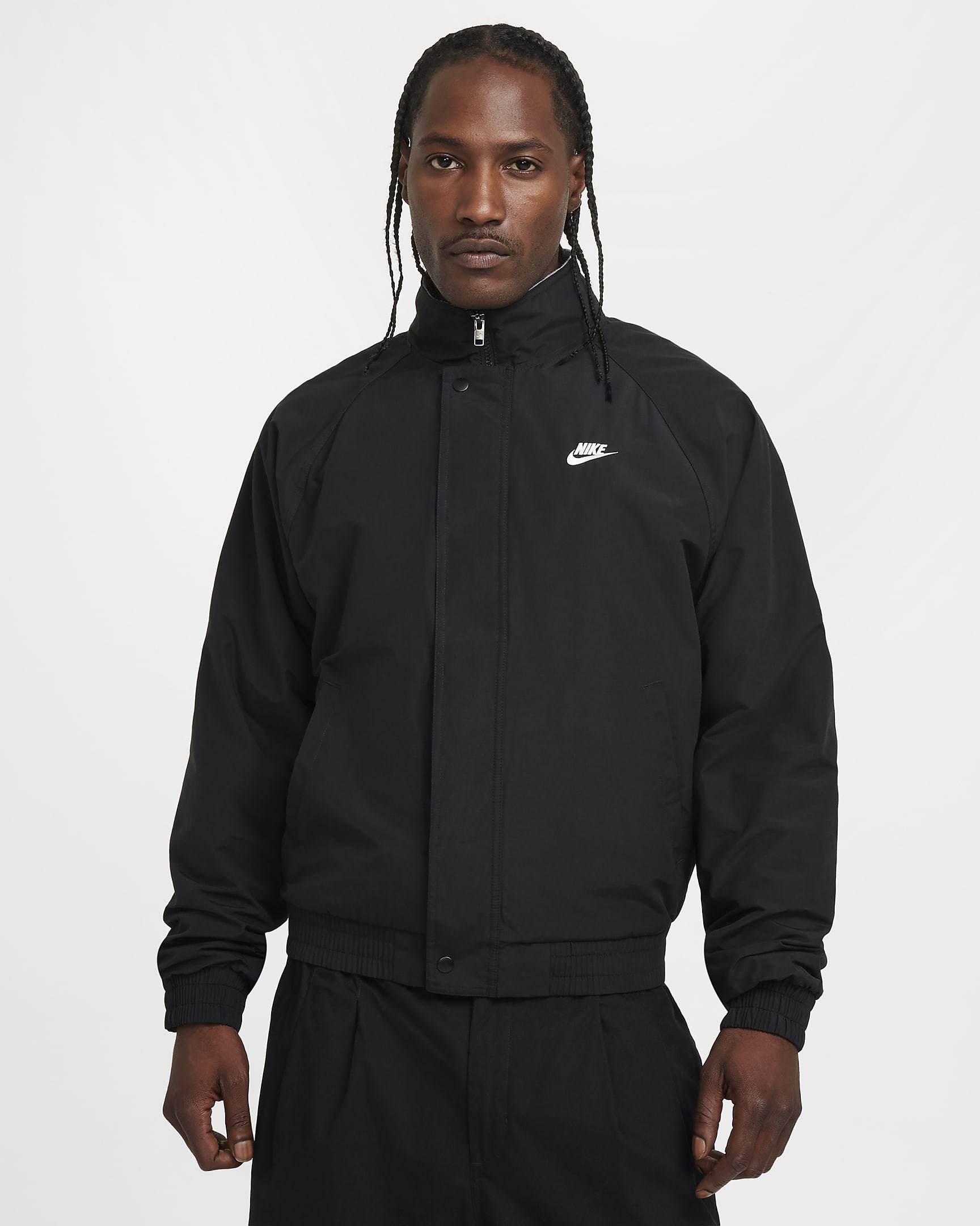 Nike Club Futura Chaqueta - Hombre - Negro/Blanco