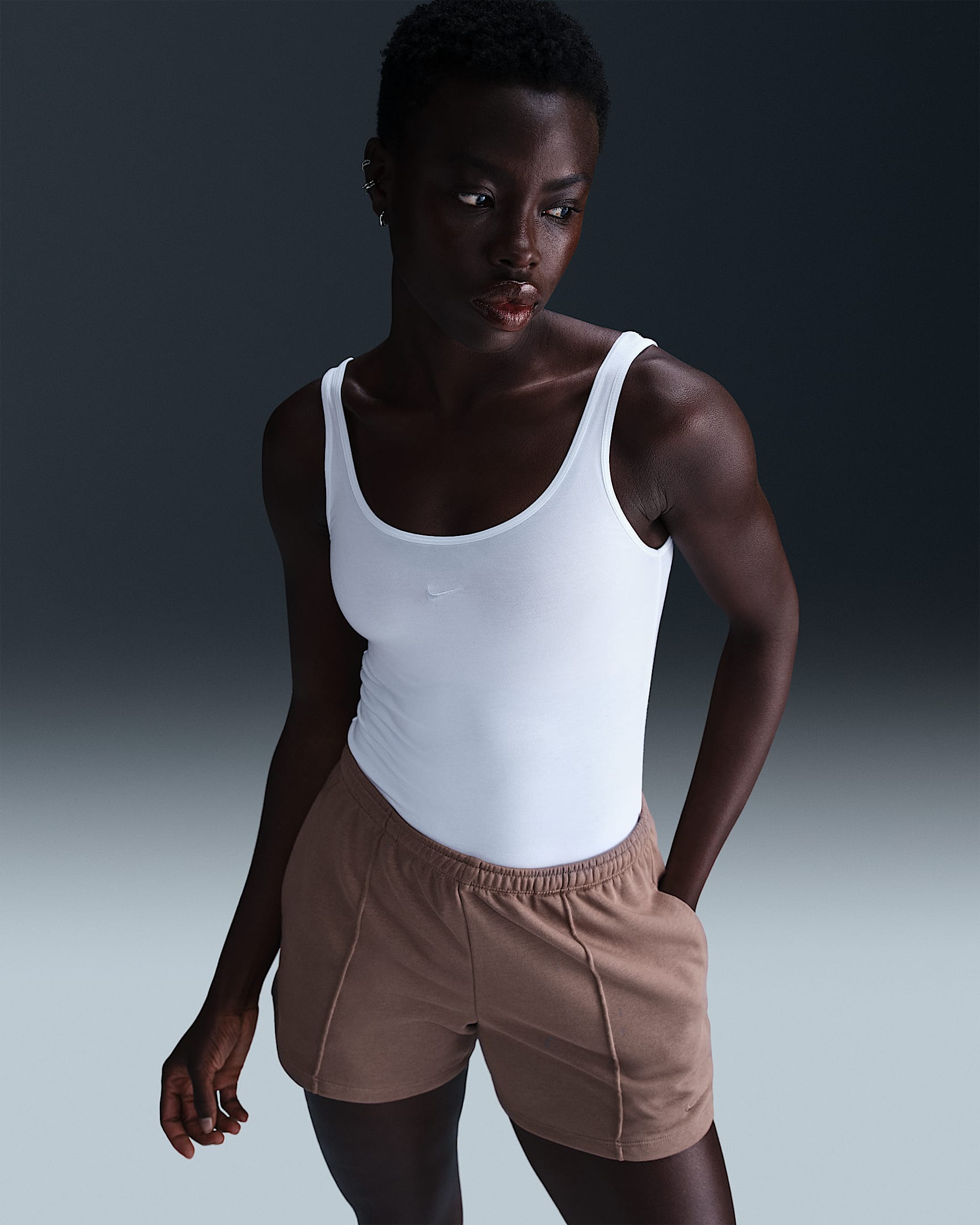Nike Sportswear Chill Knit Women's Tank Top - White