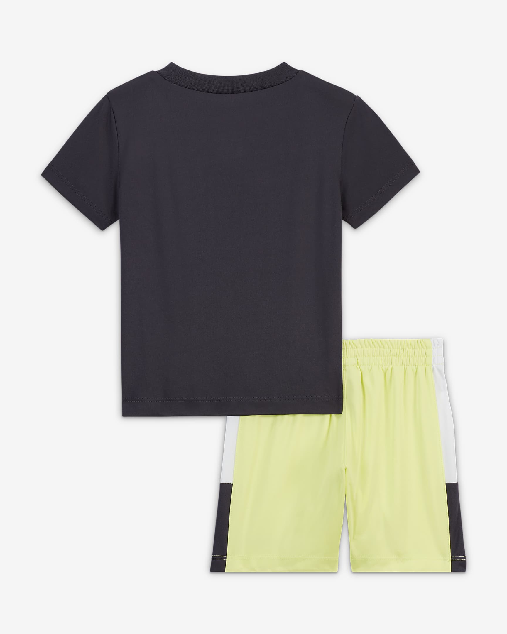 Nike Dri-FIT Blocked Shorts Set Baby Dri-FIT 2-Piece Set - Light Lemon Twist