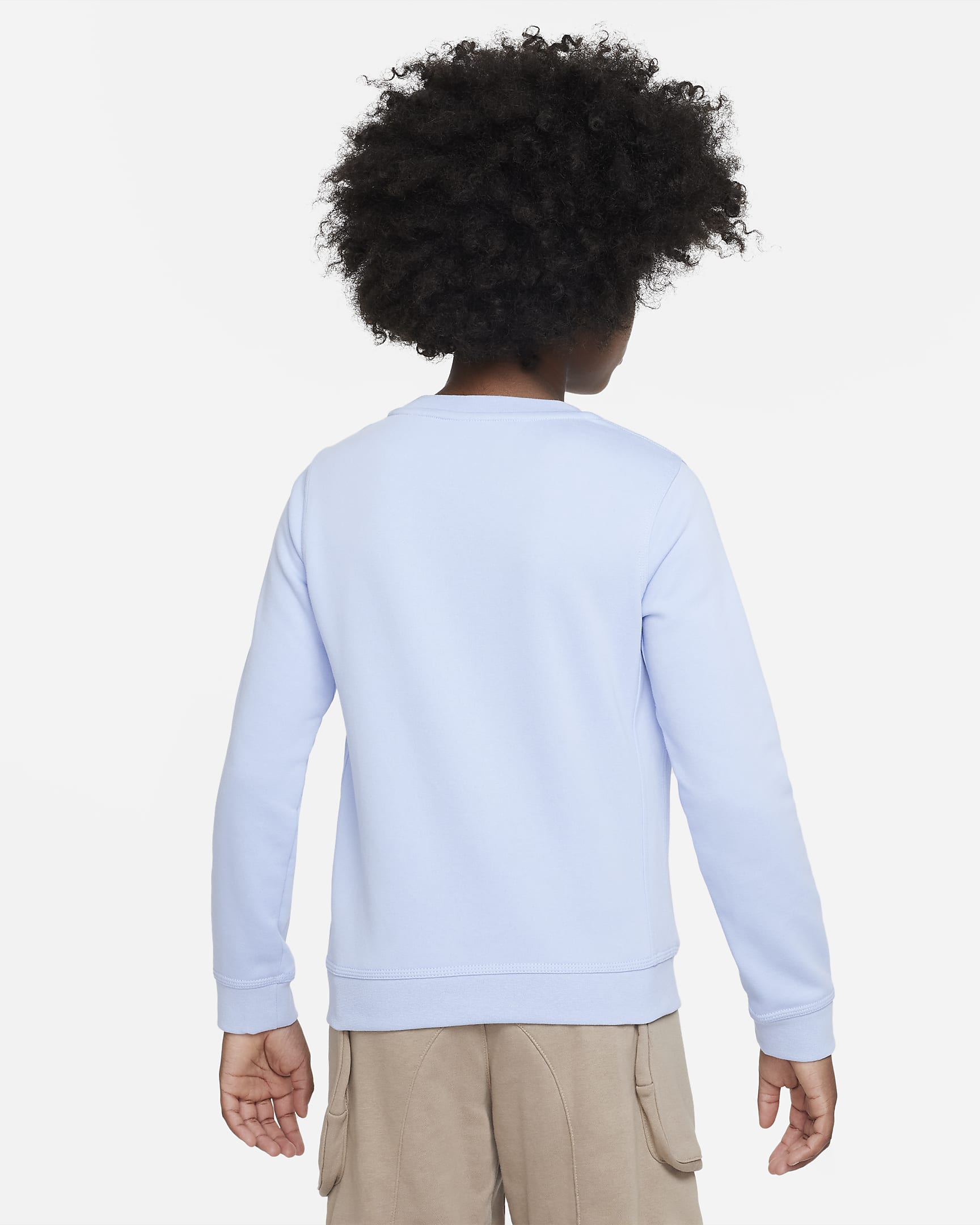 Nike Sportswear Older Kids' (Boys') French Terry Crew. Nike ID