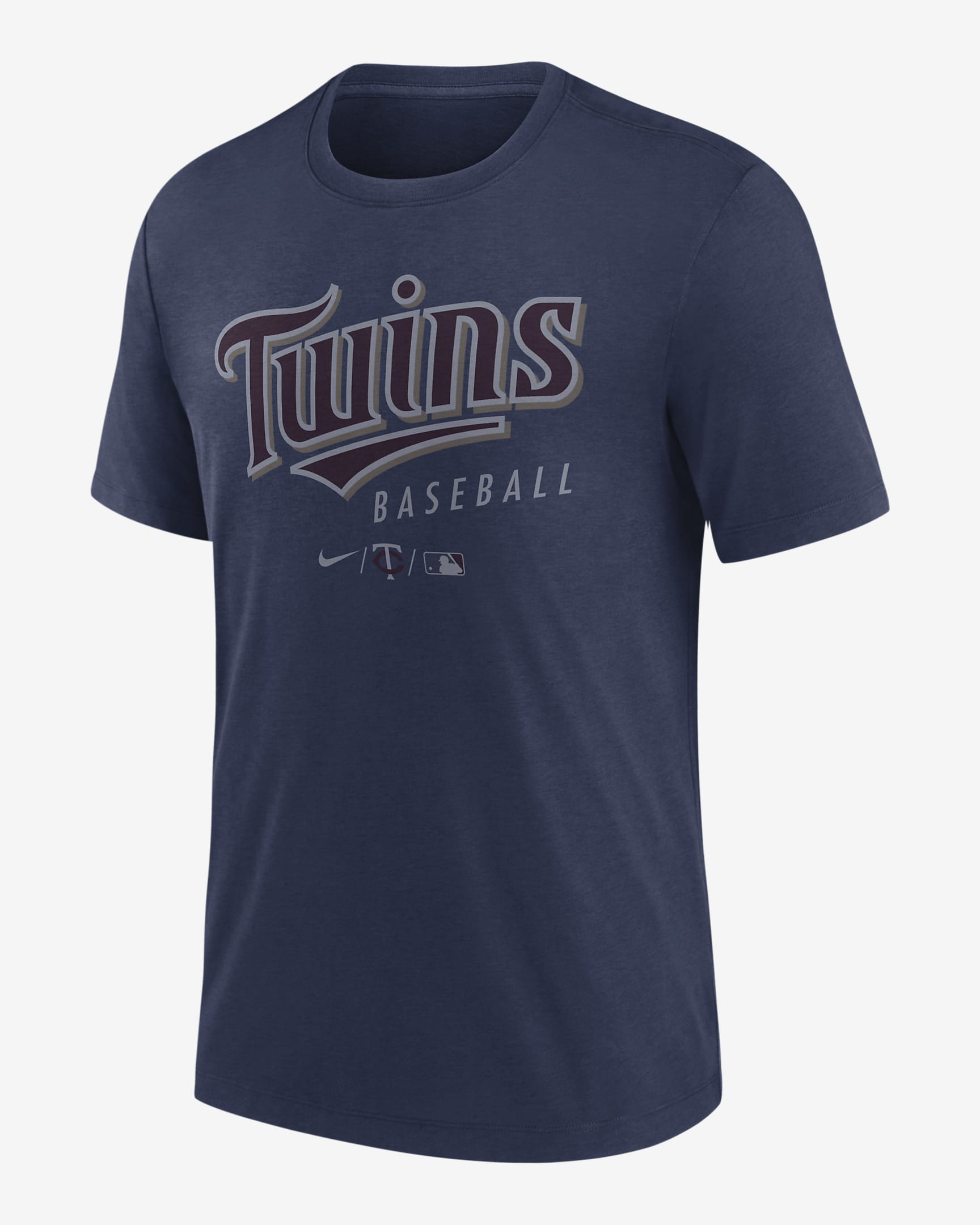 Playera para hombre Nike Dri-FIT Early Work (MLB Minnesota Twins) - Azul marino medianoche