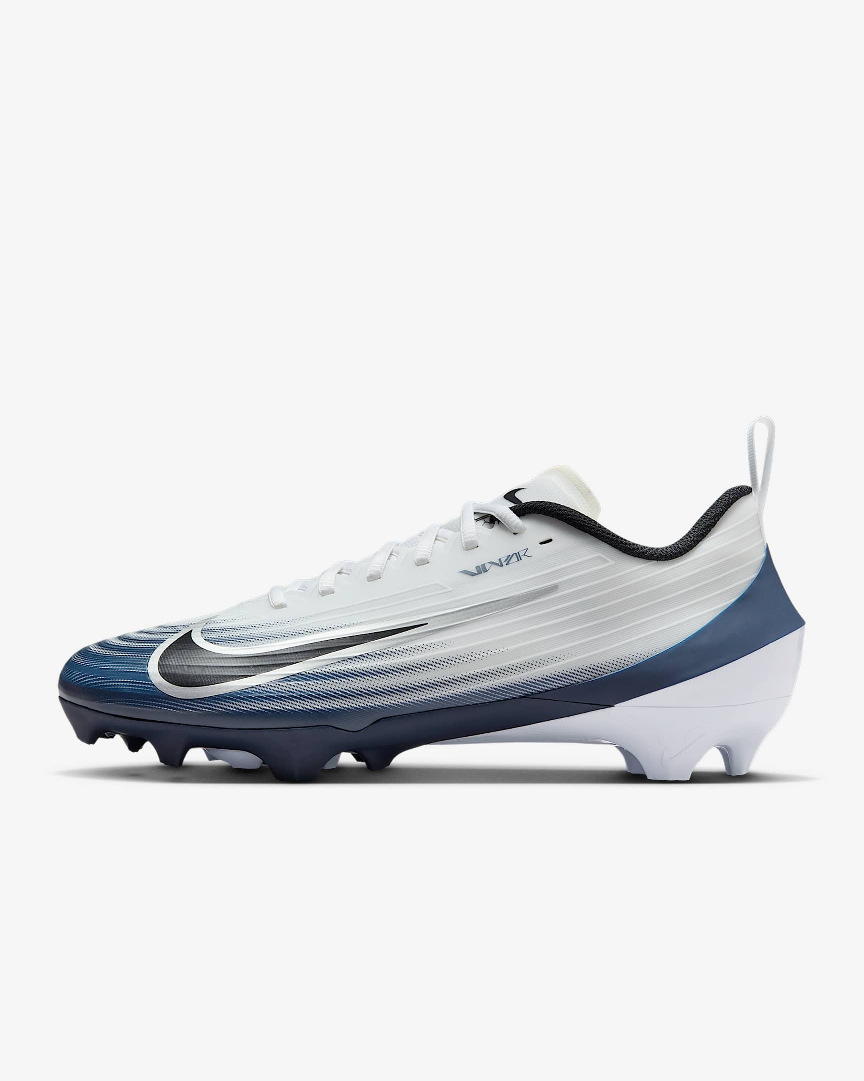 Nike Vapor Speed 3 Football Cleats - White/Midnight Navy/Metallic Silver/Black
