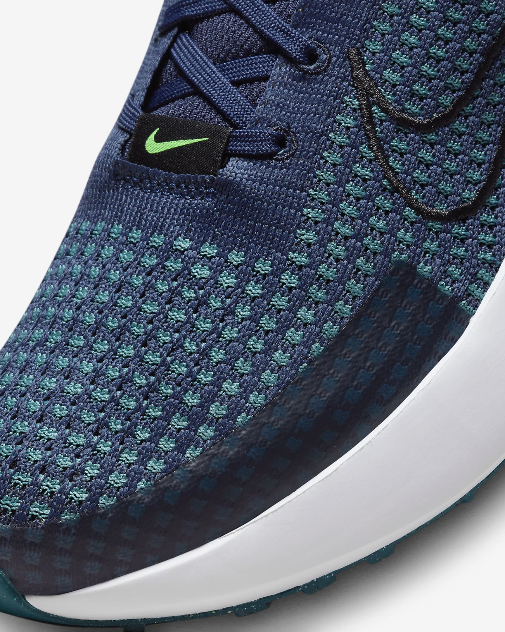 Nike Interact Run Men's Road Running Shoes - College Navy/Mineral Teal/Geode Teal/Black