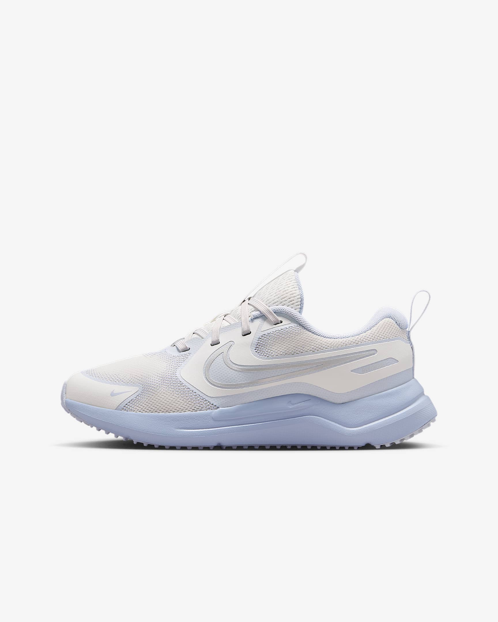 Nike Cosmic Runner hardloopschoenen voor kids (straat) - Platinum Tint/Ghost/Football Grey/Metallic Silver