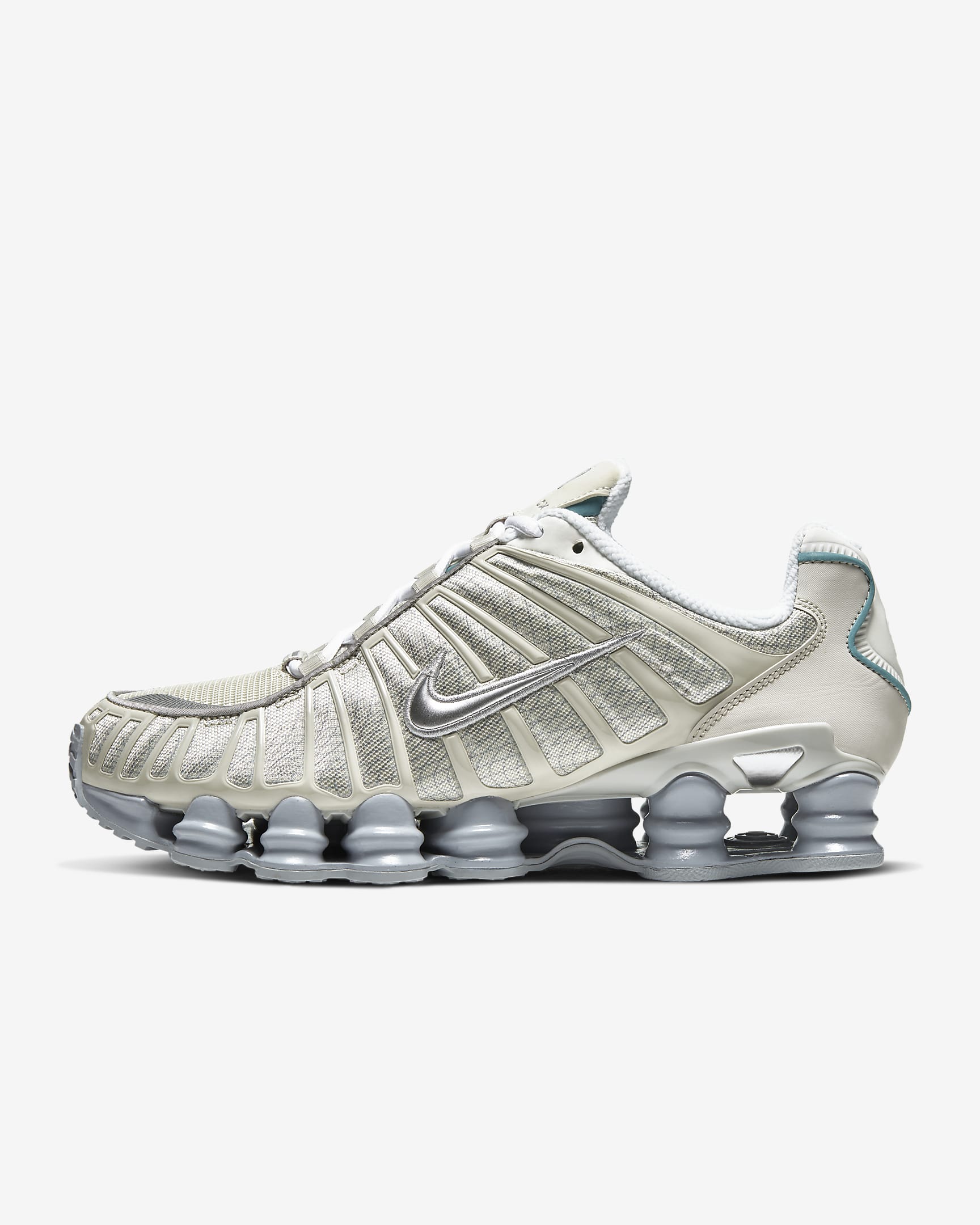 Nike Shox TL Men's Shoes - Light Bone/Cool Grey/Sail/Metallic Silver