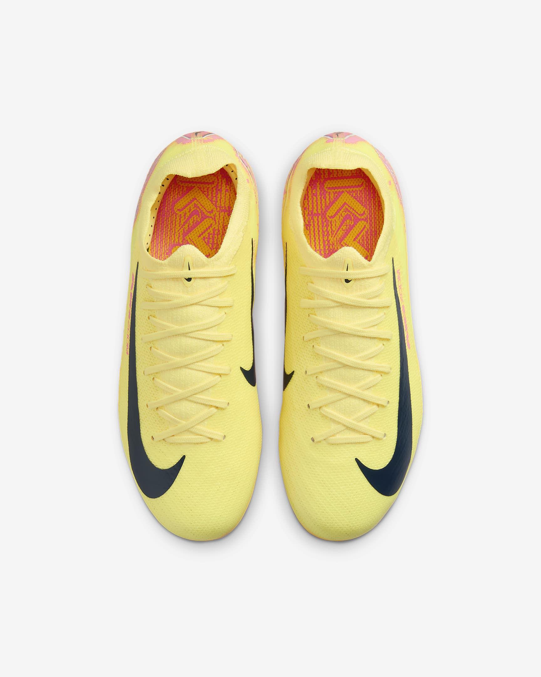 Nike Jr. Mercurial Vapor 16 Pro 'Kylian Mbappé' Older Kids' FG Low-Top Football Boot - Light Laser Orange/Armoury Navy