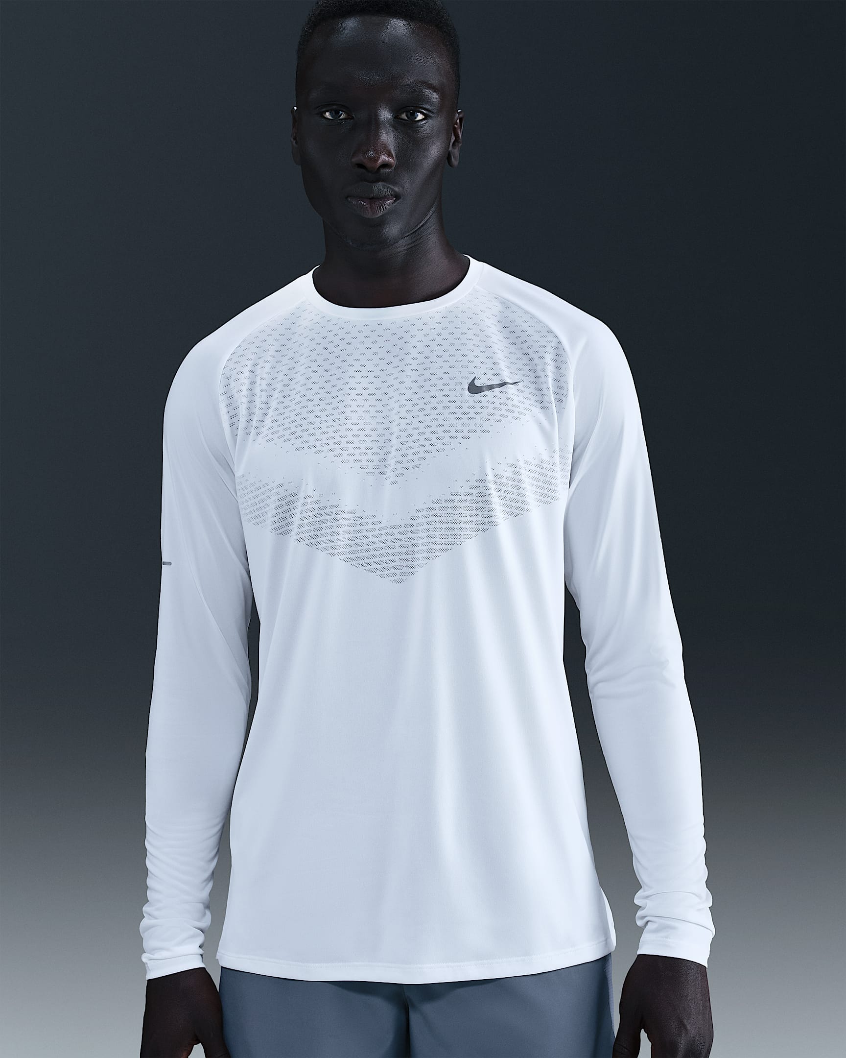 Nike Stride Men's Dri-FIT ADV Long-Sleeve Running Top - White