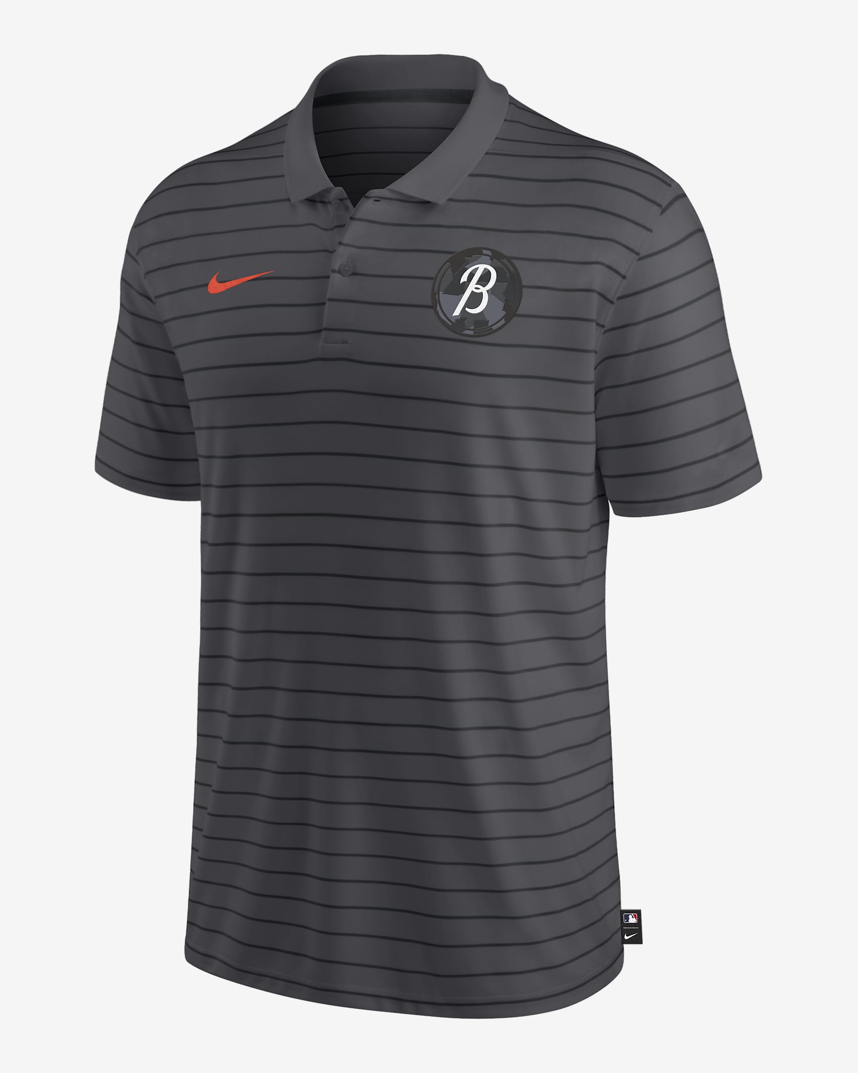 Baltimore Orioles Authentic Collection City Connect Victory Men's Nike Dri-FIT MLB Polo - Charcoal