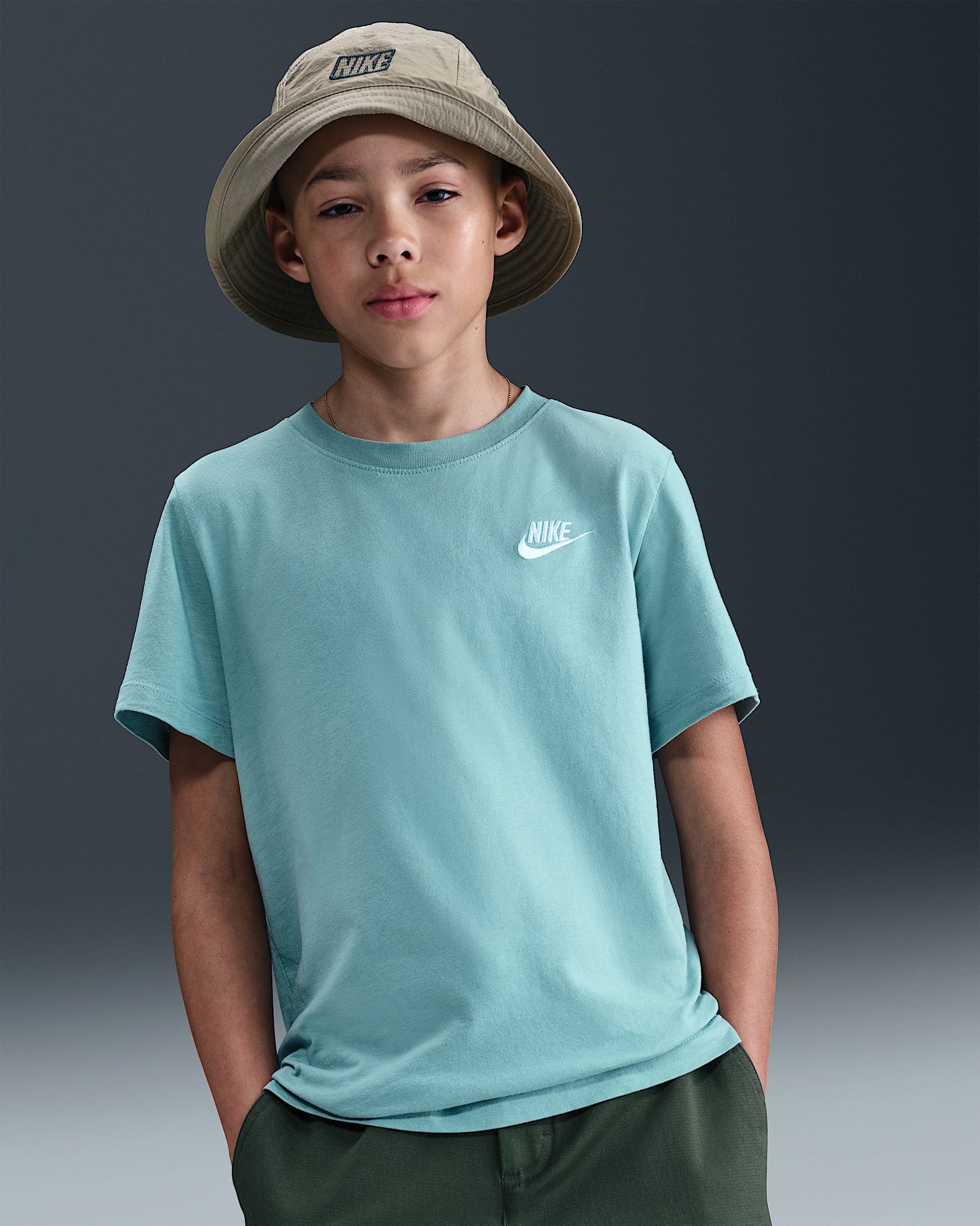 Nike Sportswear Big Kids' T-Shirt - Cannon