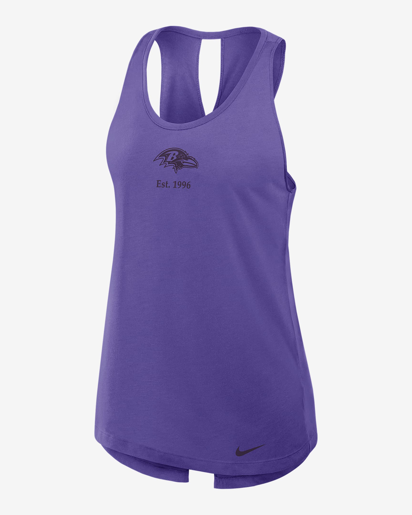 Baltimore Ravens Established Women's Nike Dri-FIT NFL Tank Top - Purple