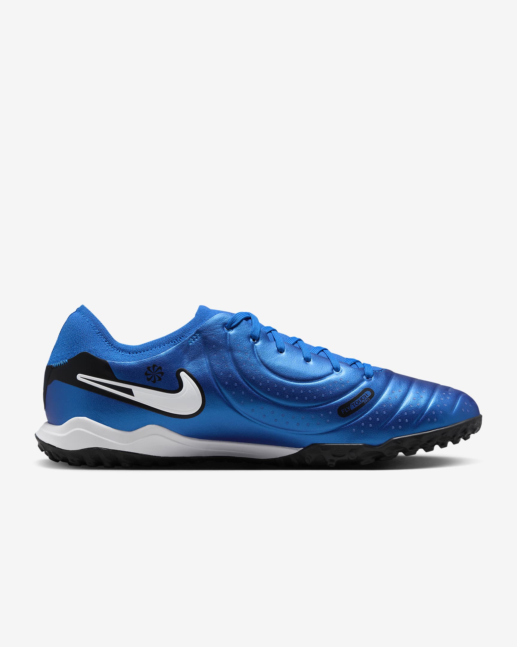 Nike Tiempo Legend 10 Pro low-top voetbalschoen (turf) - Soar/Wit