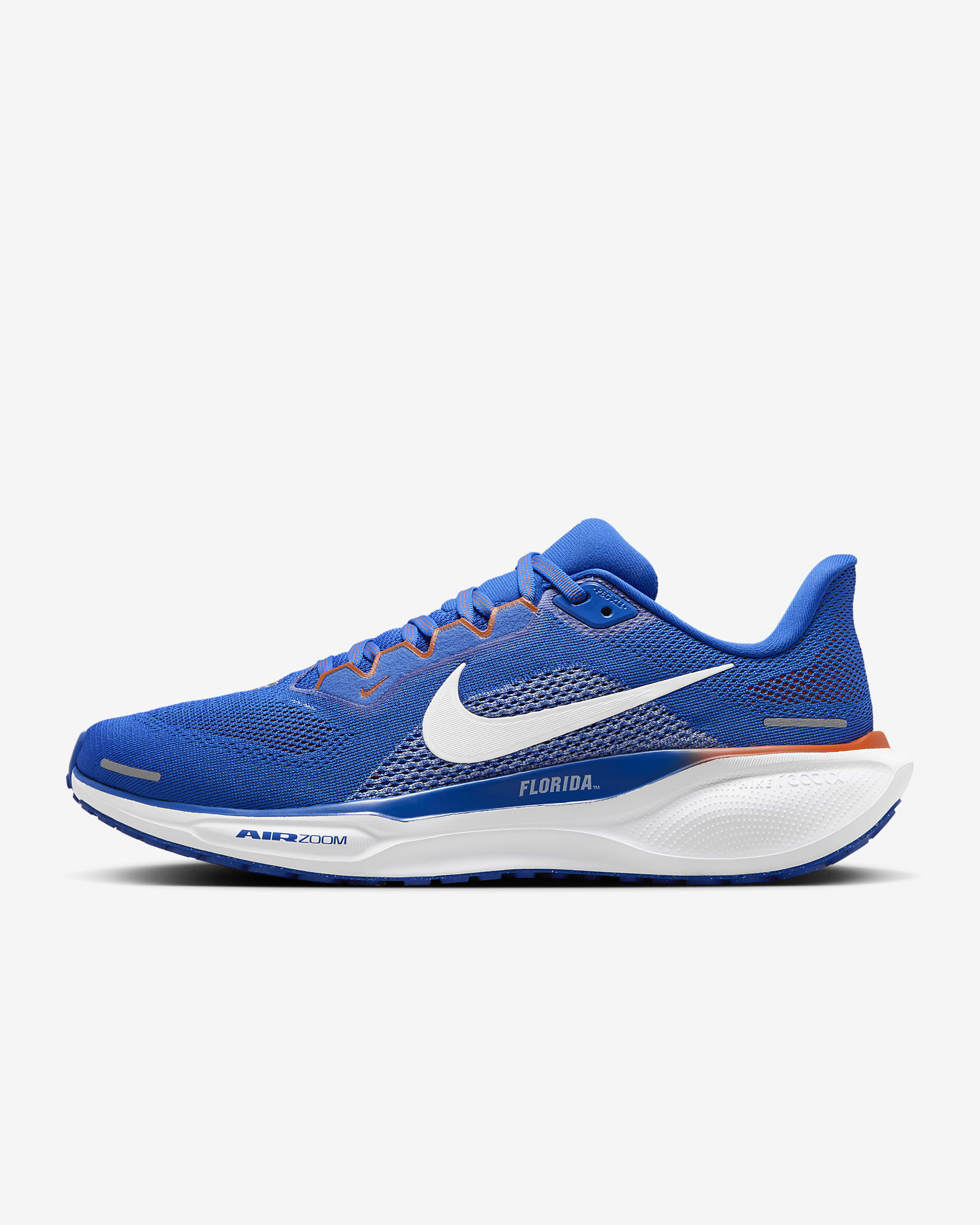 Tenis de correr en pavimento universitarios Nike para hombre Florida Pegasus 41 - Royal juego/Blanco/Naranja universitario/Blanco