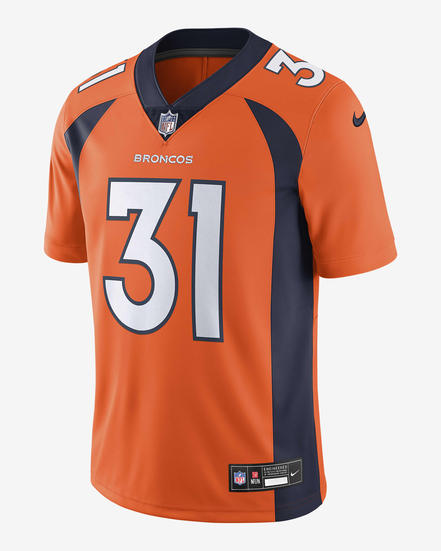 Justin Simmons Denver Broncos Men's Nike Dri-FIT NFL Limited Football Jersey - Orange