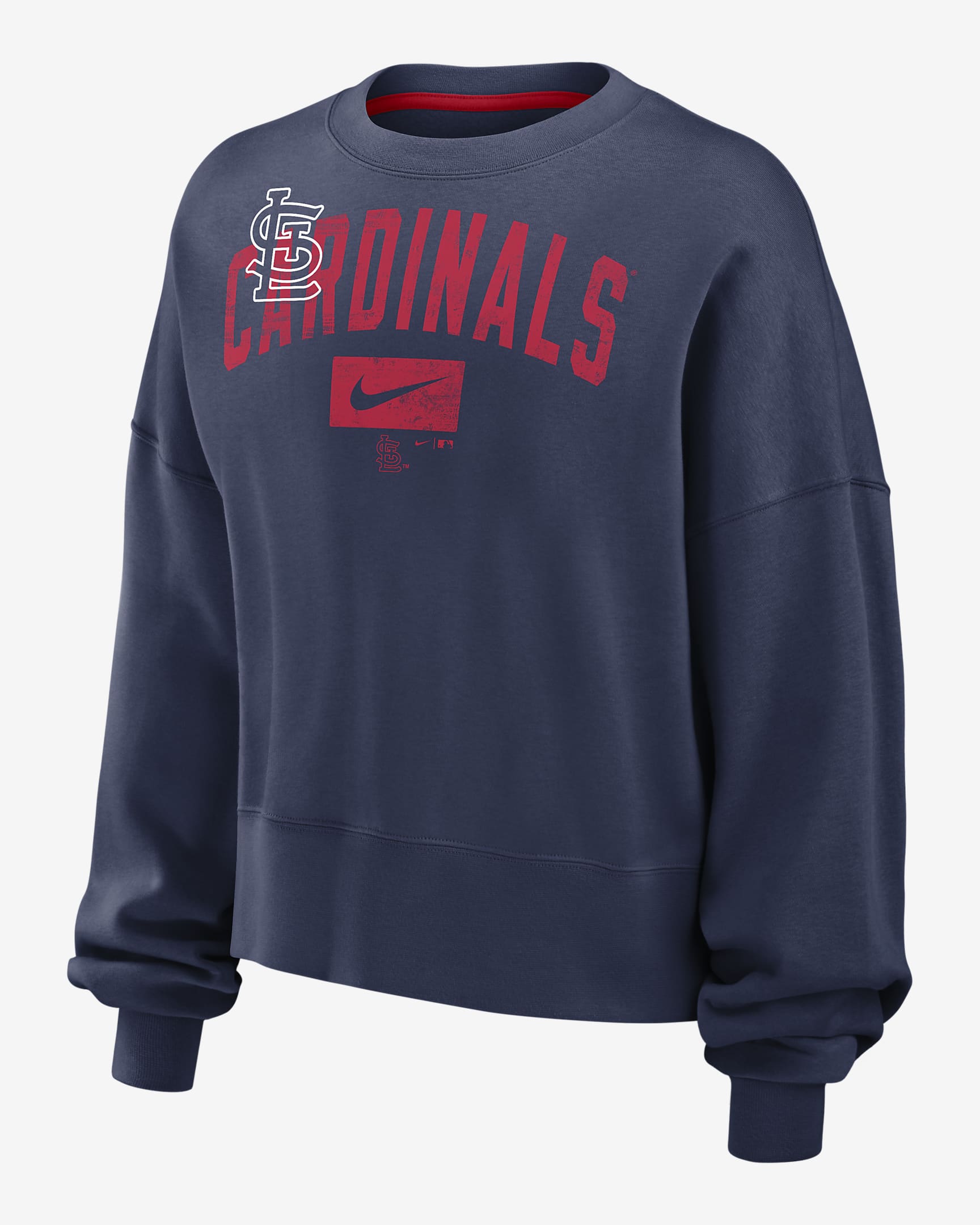 St. Louis Cardinals Team Women's Nike MLB Pullover Sweatshirt - Navy