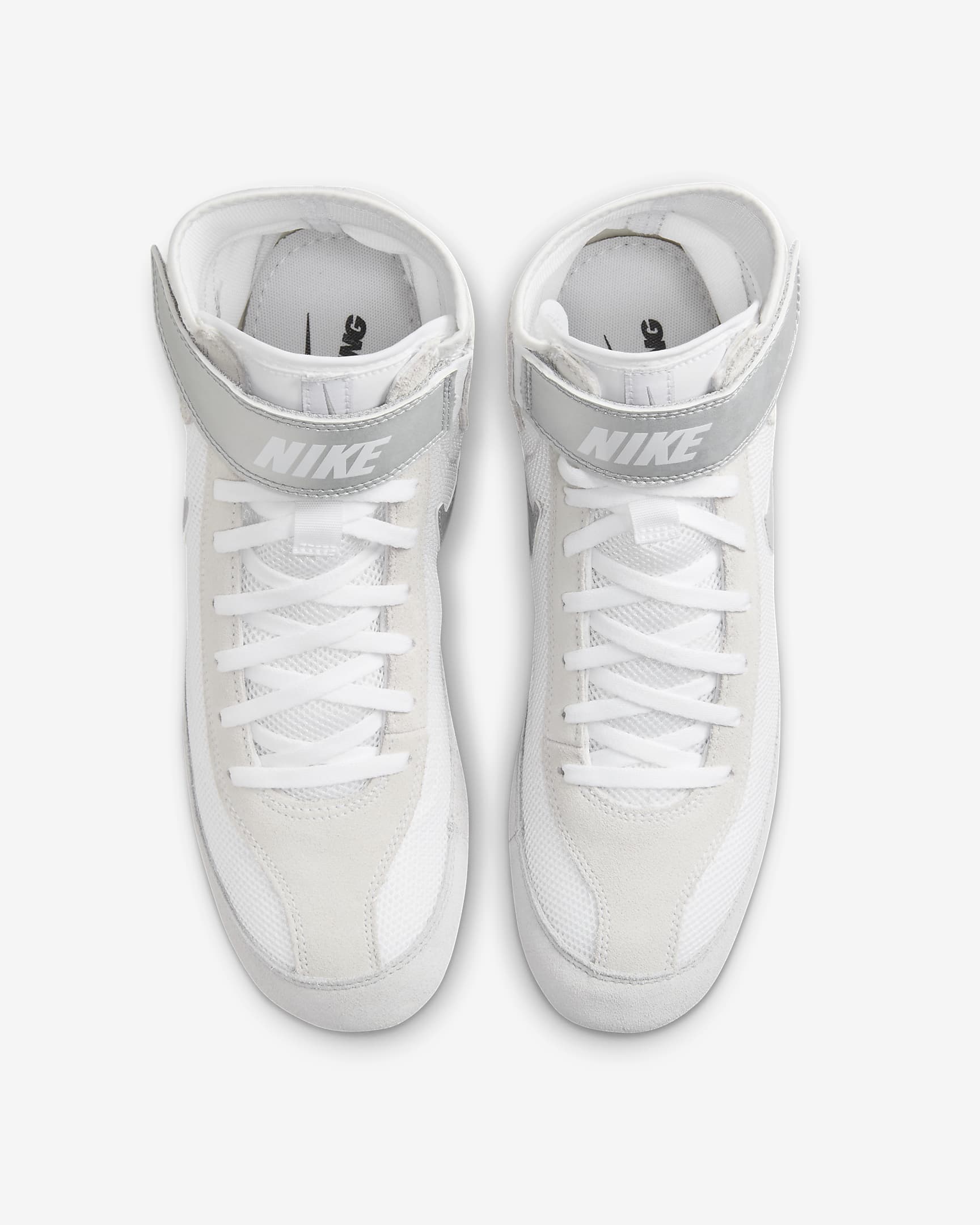 Tenis de lucha para hombre Nike SpeedSweep 7 - Blanco/Plata metalizado/Plata metalizado