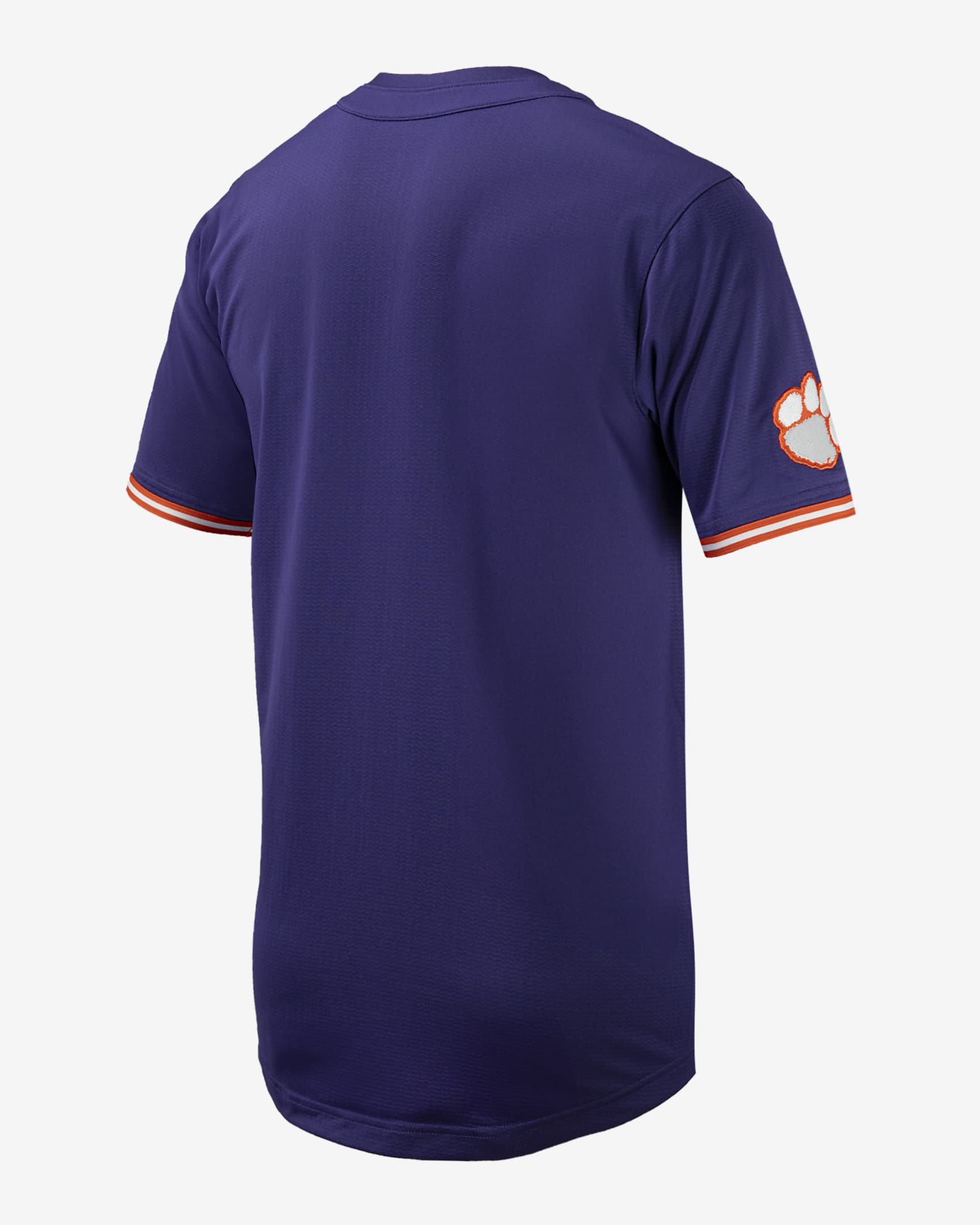 Clemson Men's Nike College Replica Baseball Jersey - New Orchid