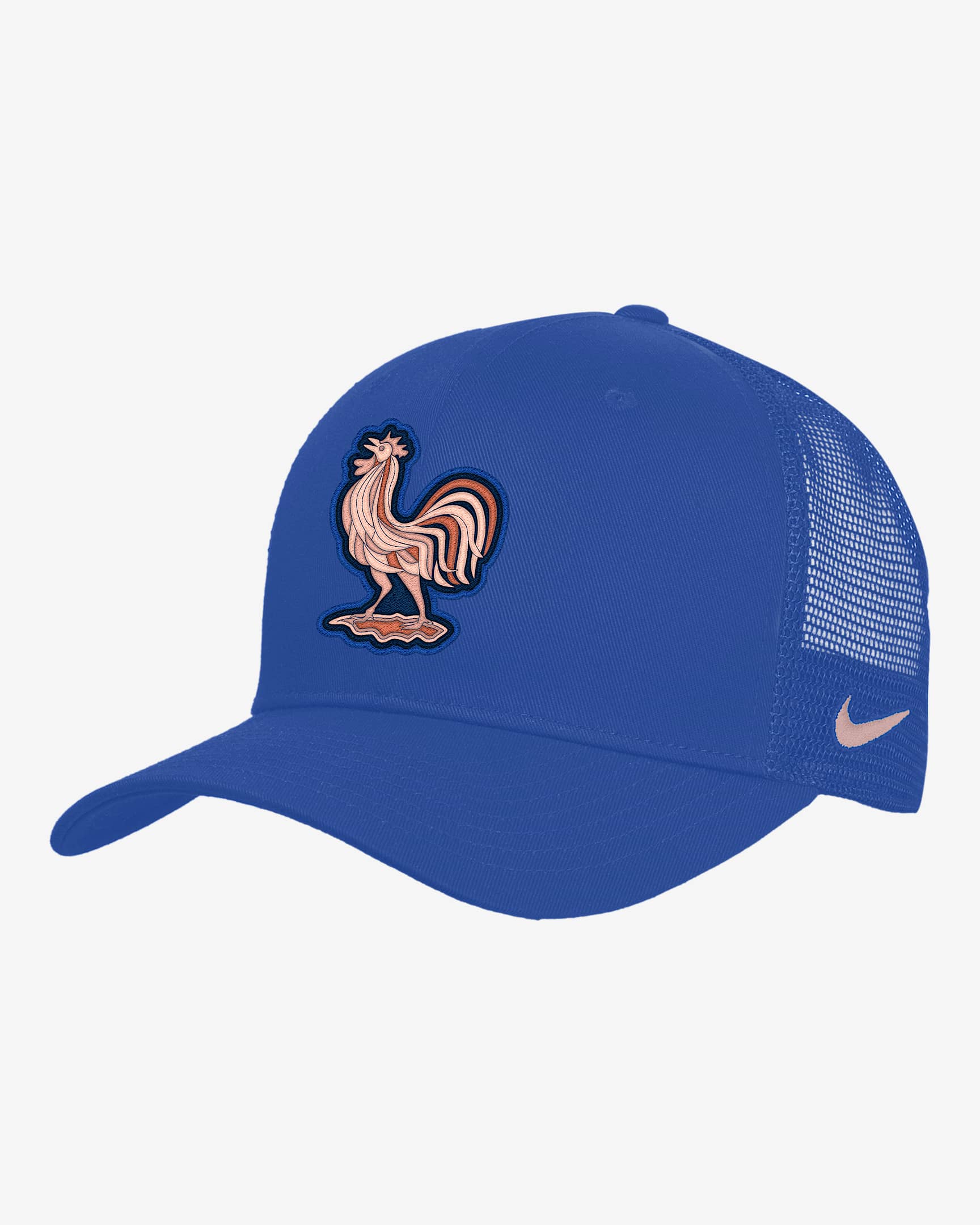 FFF Rise Nike Soccer Structured Adjustable Trucker Cap - Game Royal