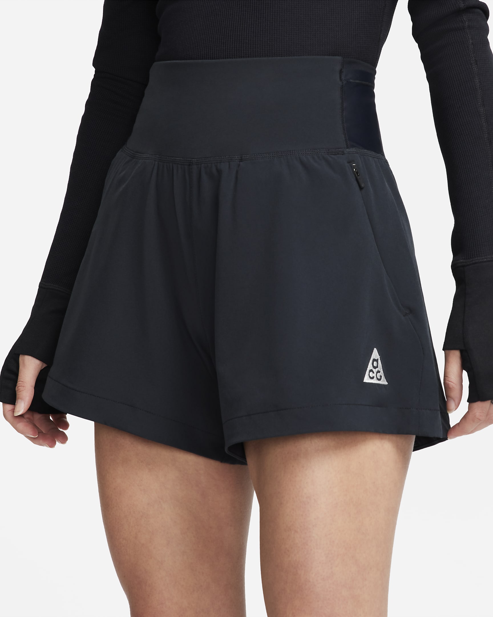 Short Nike ACG Dri-FIT « New Sands » pour femme - Noir/Summit White