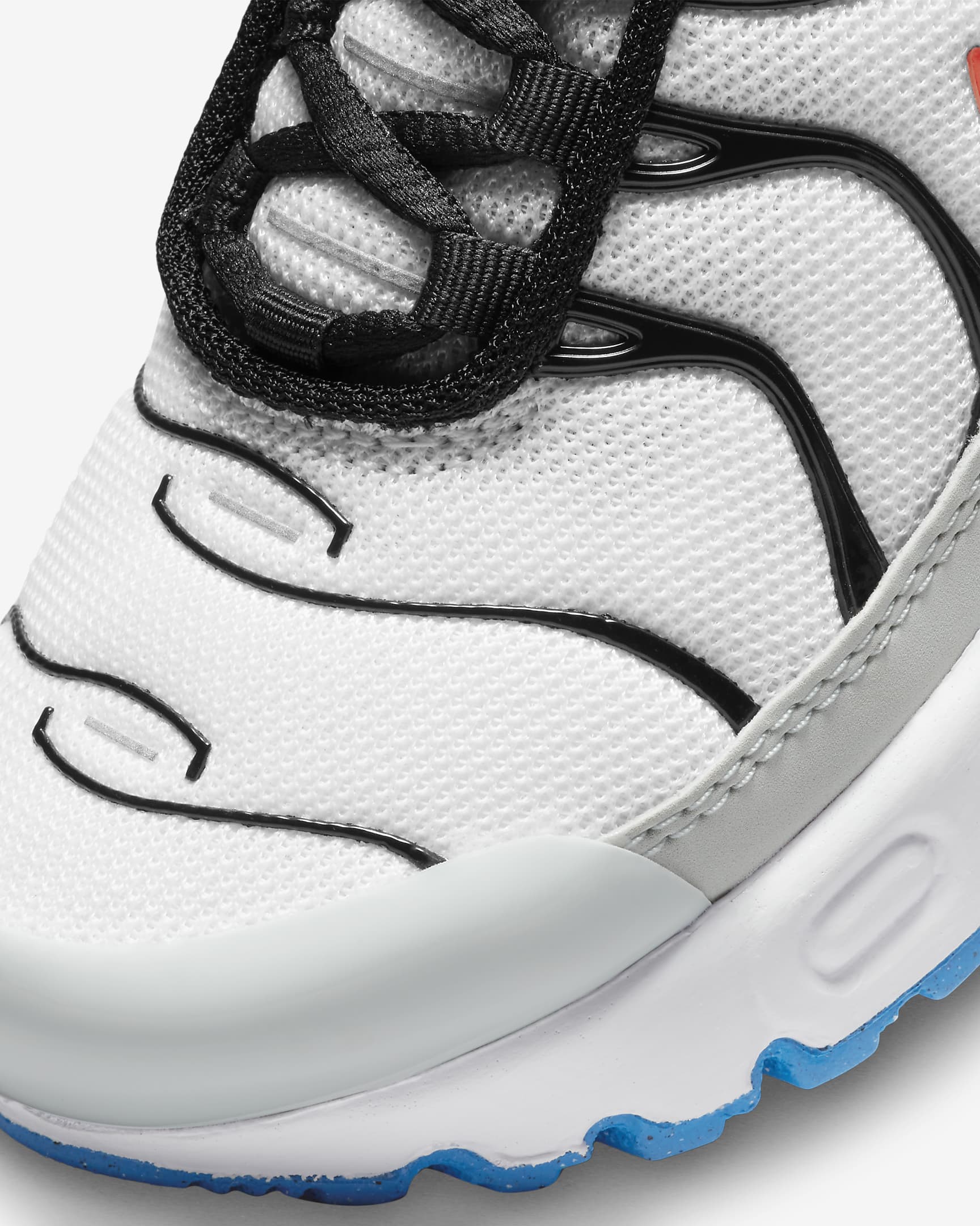 Nike Air Max Plus Little Kids' Shoes - White/Black/Pure Platinum/White