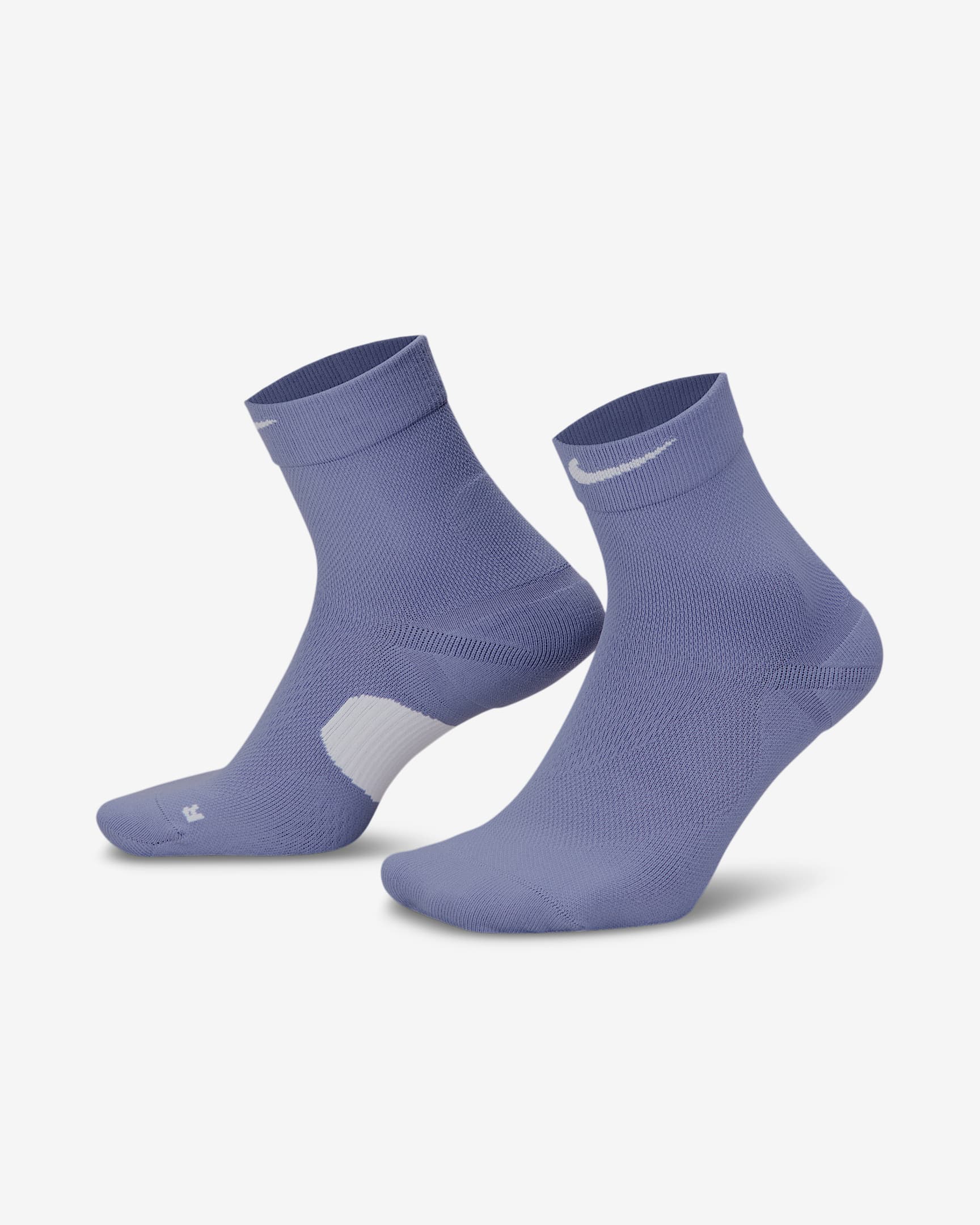 Nike Running Midweight Micro-crewstrømper (1 par) - World Indigo/hvid