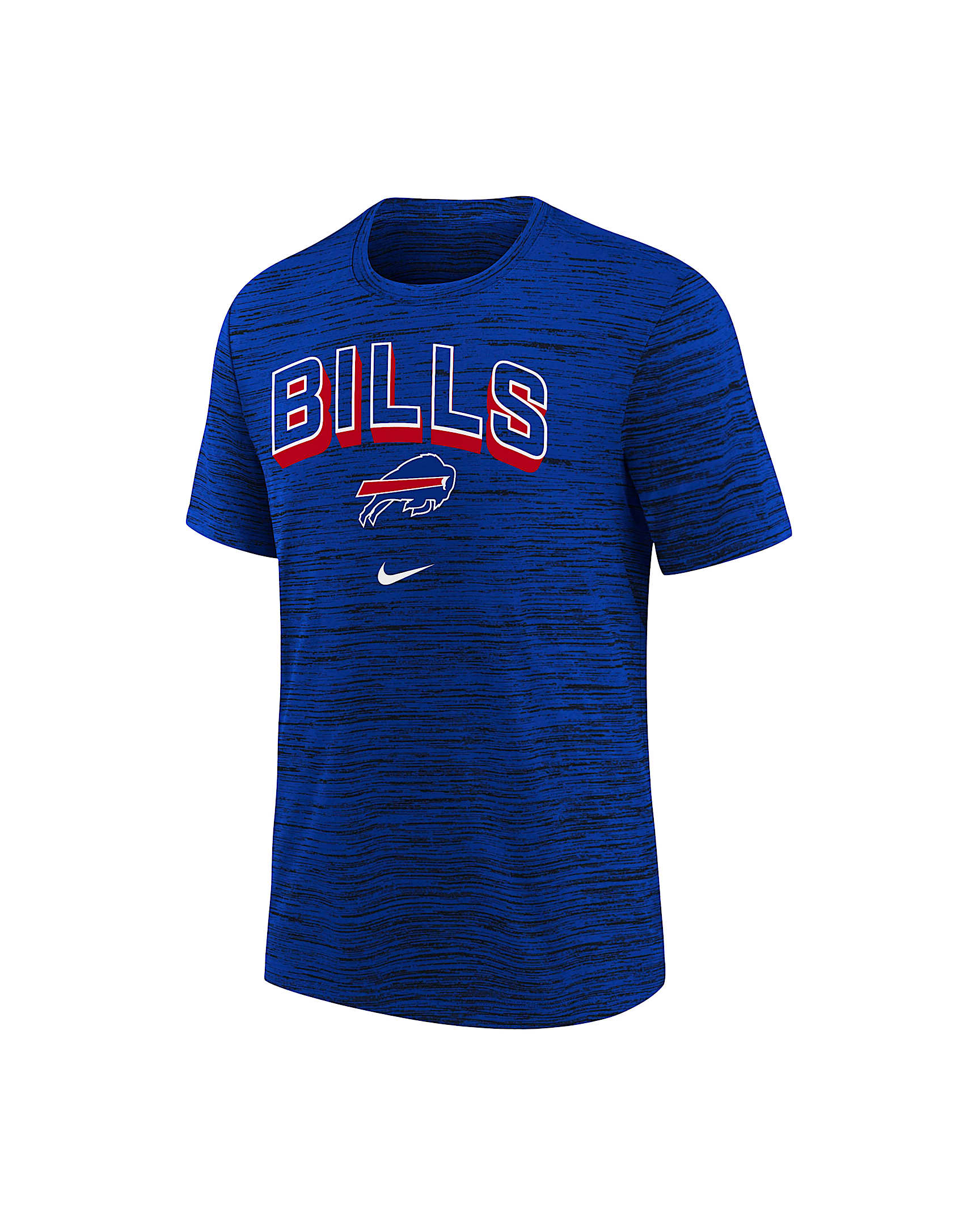Buffalo Bills Sideline Velocity Big Kids’ Nike Dri-FIT NFL T-Shirt - Royal