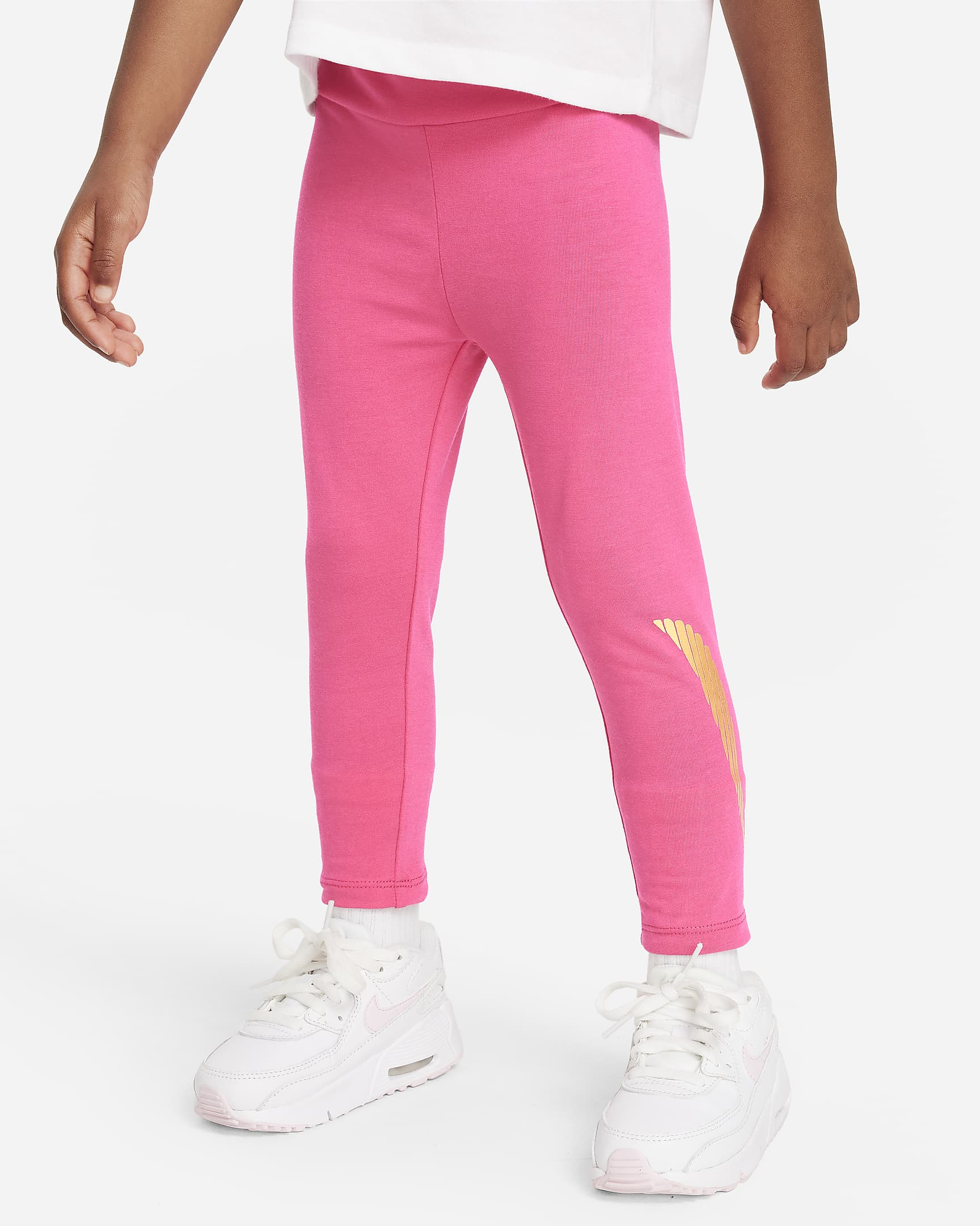 Nike Sportswear Shine Leggings Toddler Leggings - Fireberry