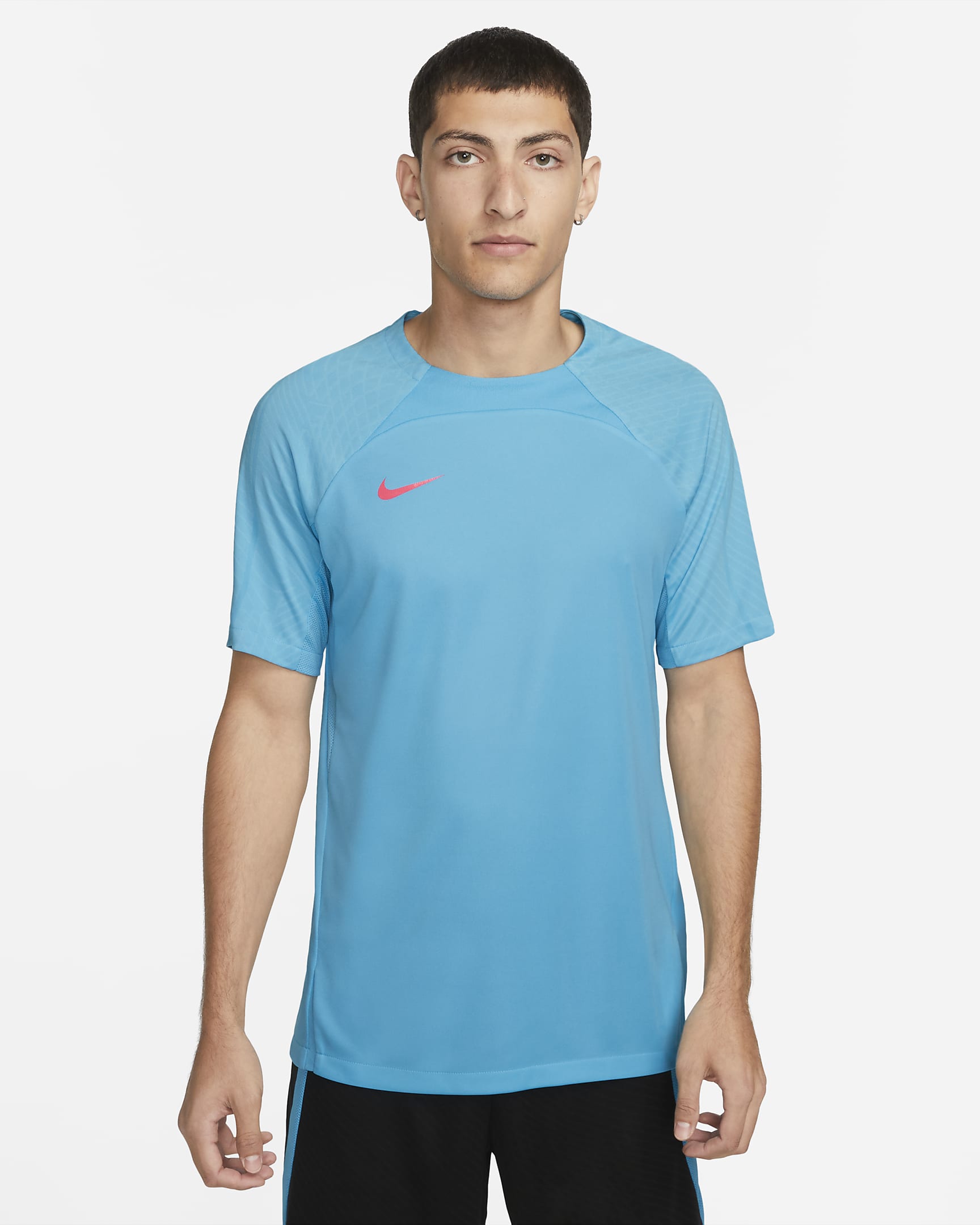 Nike Dri-FIT Strike Kurzarm-Fußballoberteil für Herren. Nike BE