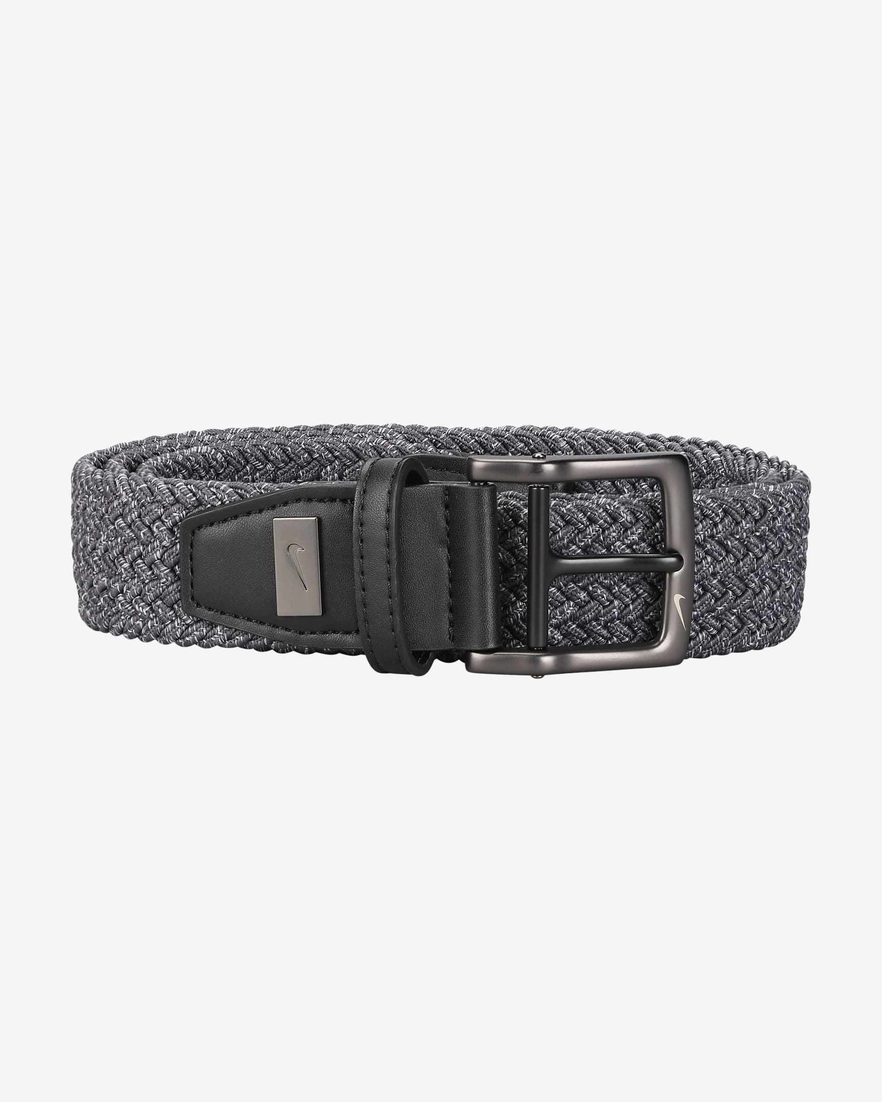 Cinturón de tejido Woven elástico jaspeado para hombre Nike - Gris oscuro