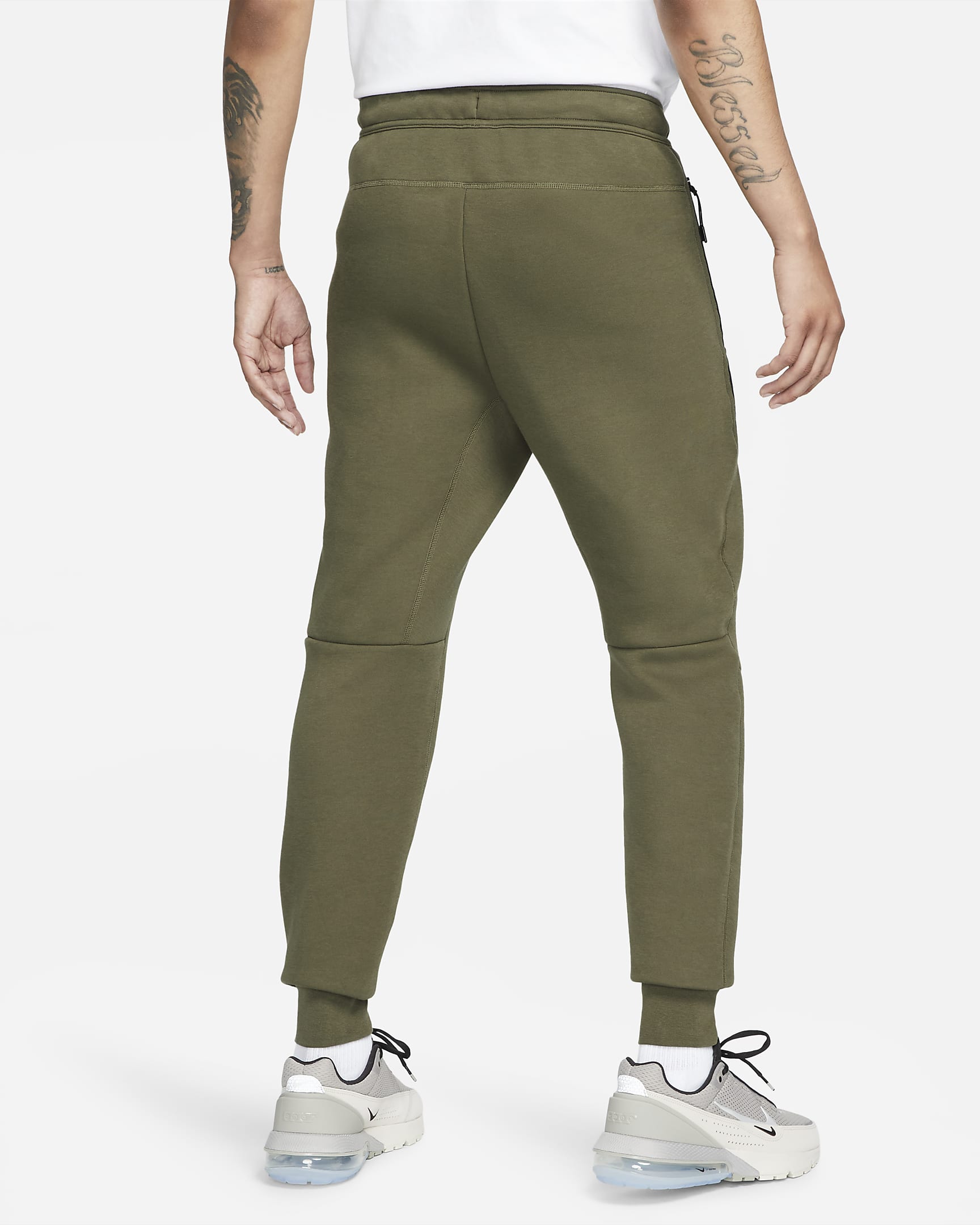 Nike Sportswear Tech Fleece Joggers - Home - Medium Olive/Negre