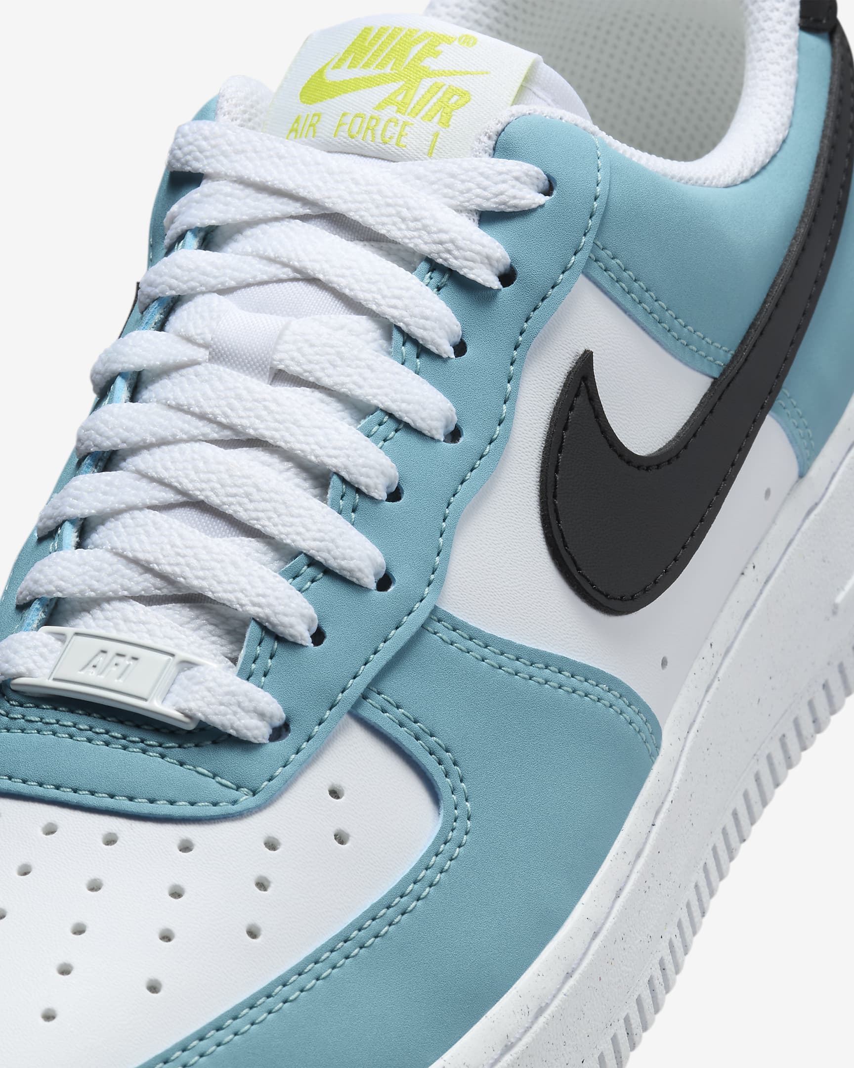 Nike Air Force 1 '07-sko til kvinder - Denim Turquoise/hvid/Cyber/sort