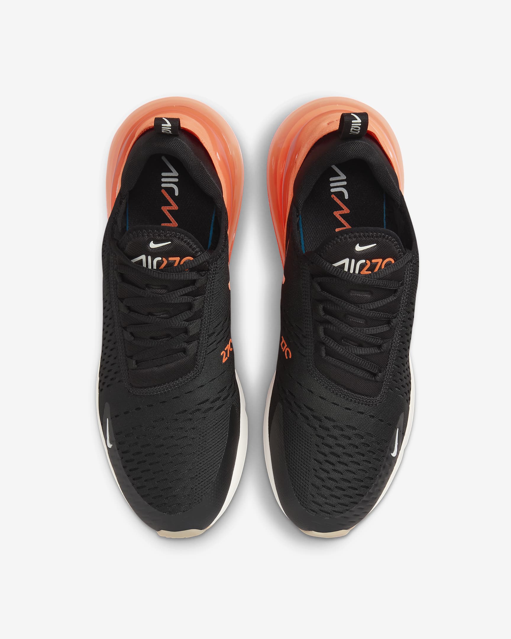 Nike Air Max 270 Men's Shoes - Black/Bright Crimson/Phantom/Total Orange