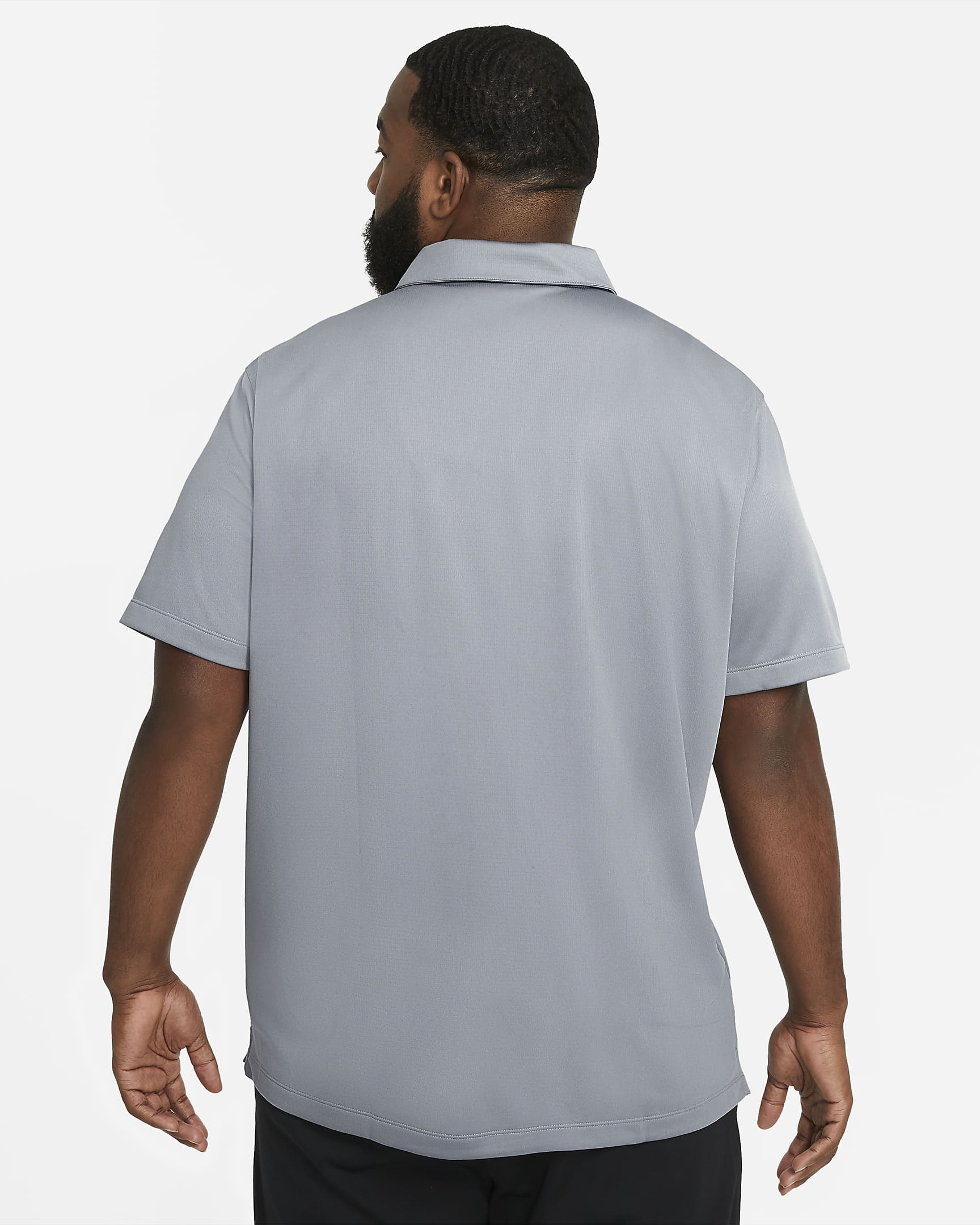 Polo de fútbol para hombre Nike - Gris azulado/Negro/Blanco