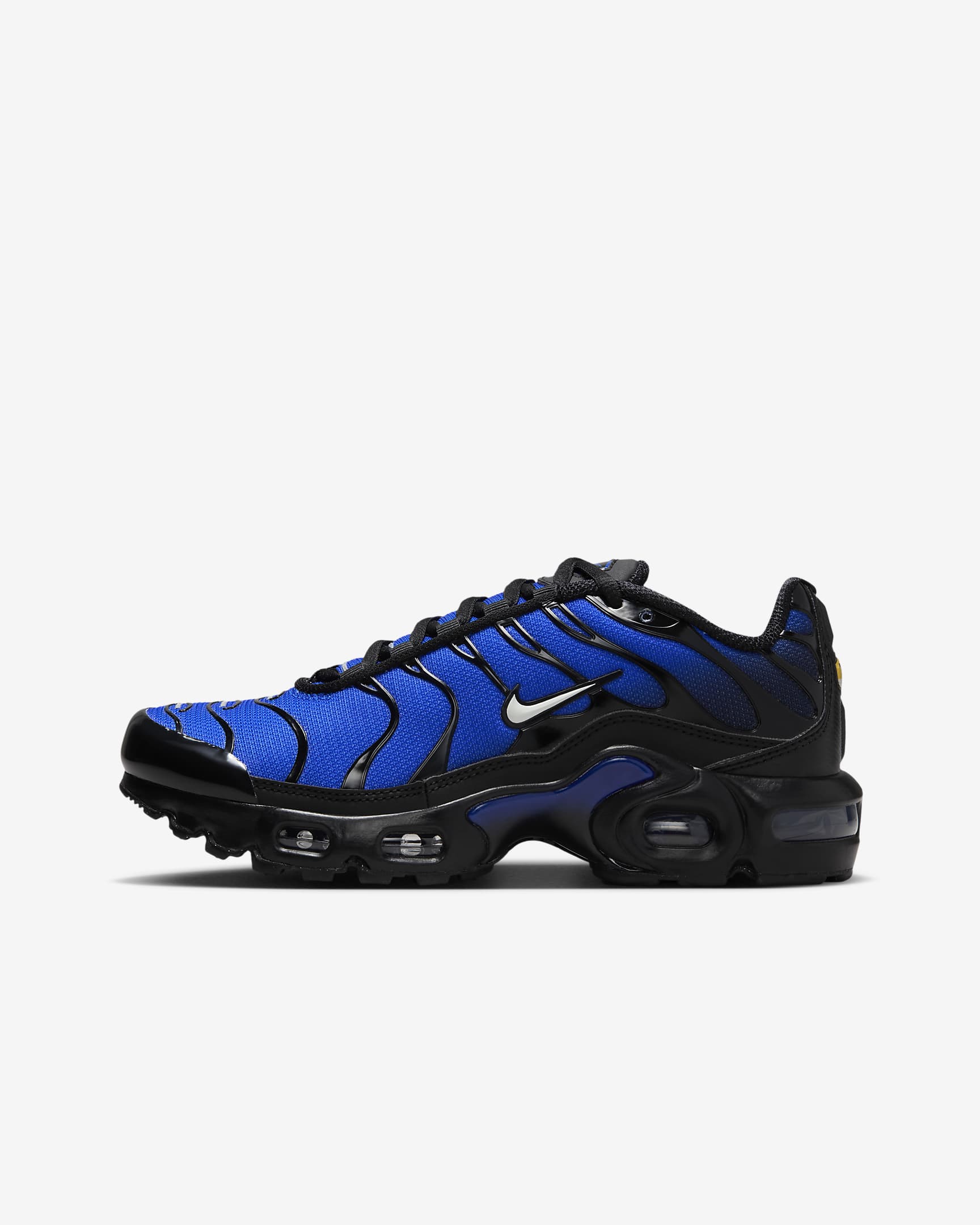 Nike Air Max Plus Schuh für ältere Kinder - Schwarz/Racer Blue/Obsidian/Phantom