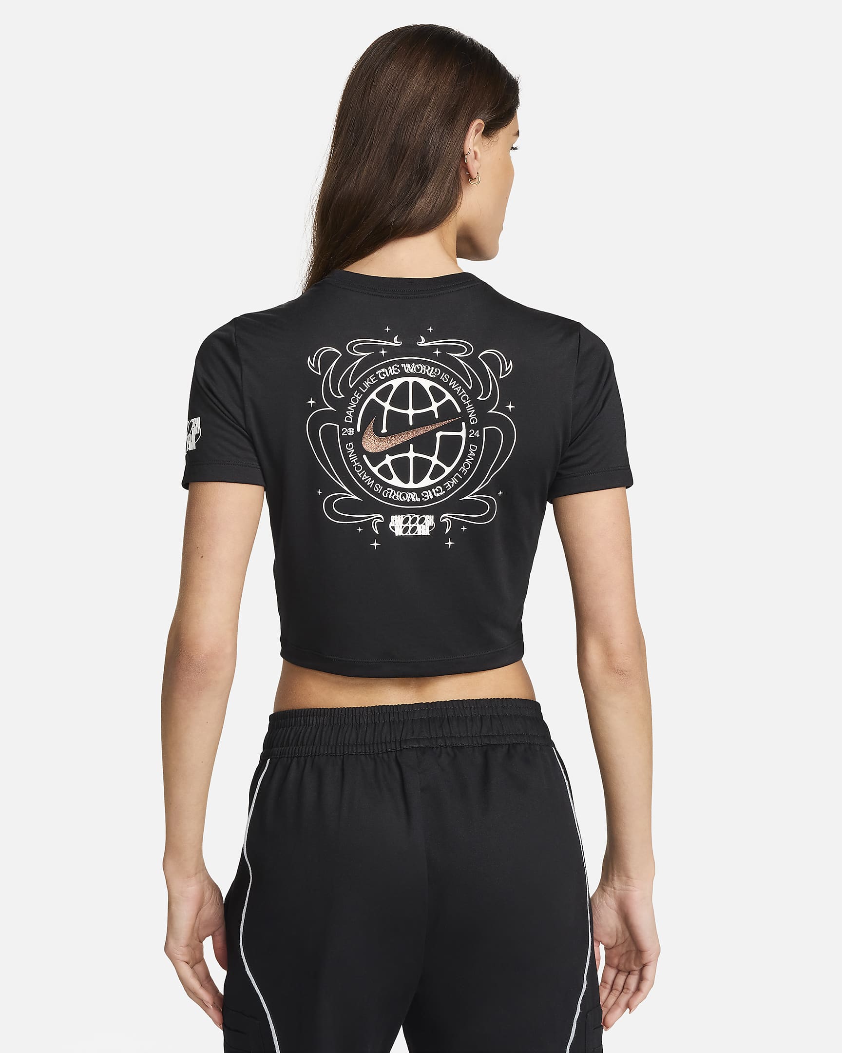 Playera de manga corta para mujer Nike Sportswear - Negro