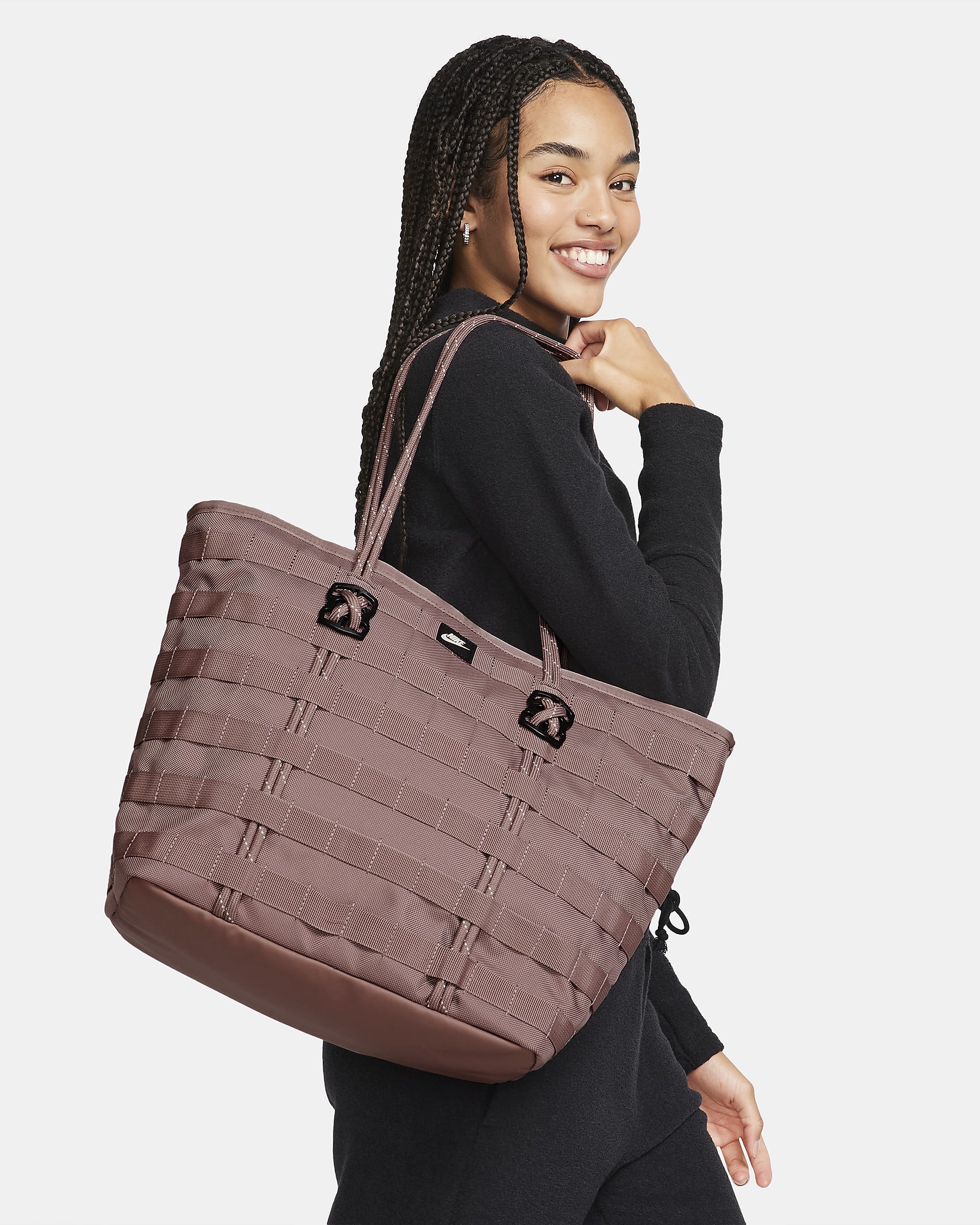 Nike Sportswear RPM Tote (26L) - Smokey Mauve/Smokey Mauve/Light Orewood Brown